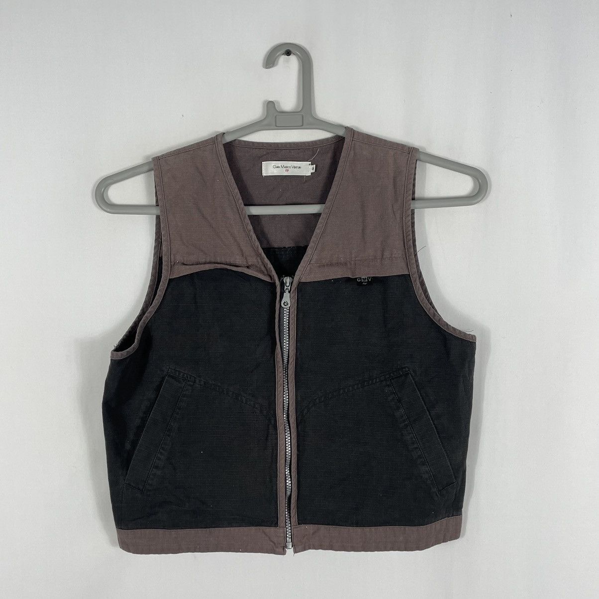 Designer × GianMarco Venturi × Vintage 🔥Rare🔥Gian Marco Venturi Outdoor Zipper Faded Vests Size US S / EU 44-46 / 1 - 1 Thumbnail