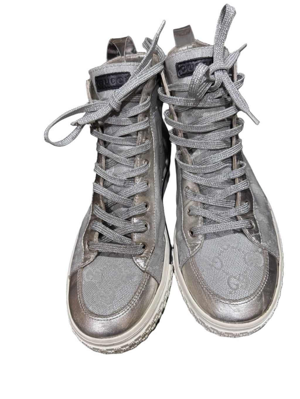 Gucci Gucci GG Tennis 1977 High-Top Sneakers -in Box with COA Size US 7 / IT 37 - 1 Thumbnail