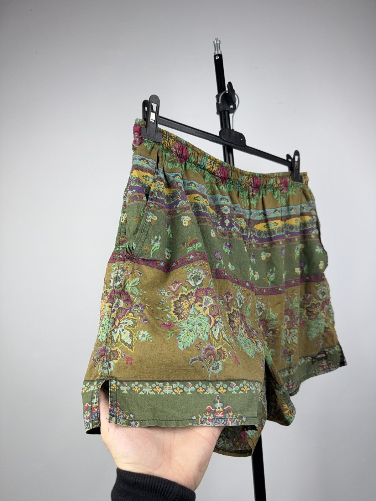 Paul & Shark Retro Vintage 90s Paul & Shark Yachting Floral Swim Shorts Size US 31 - 2 Thumbnail