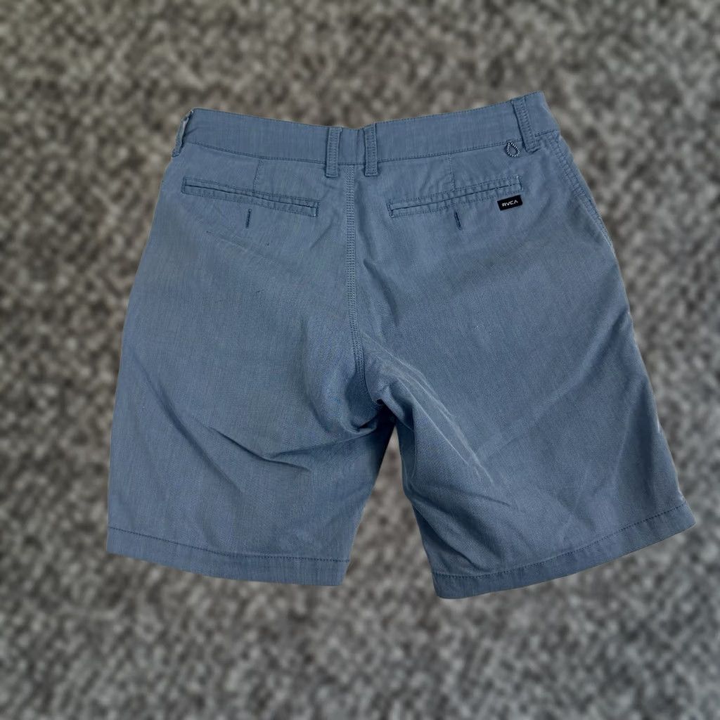 RVCA VINTAGE RVCA Chino Mens 30 Blue Stretch The Balance Opposites short Preppy Size US 30 / EU 46 - 1 Thumbnail