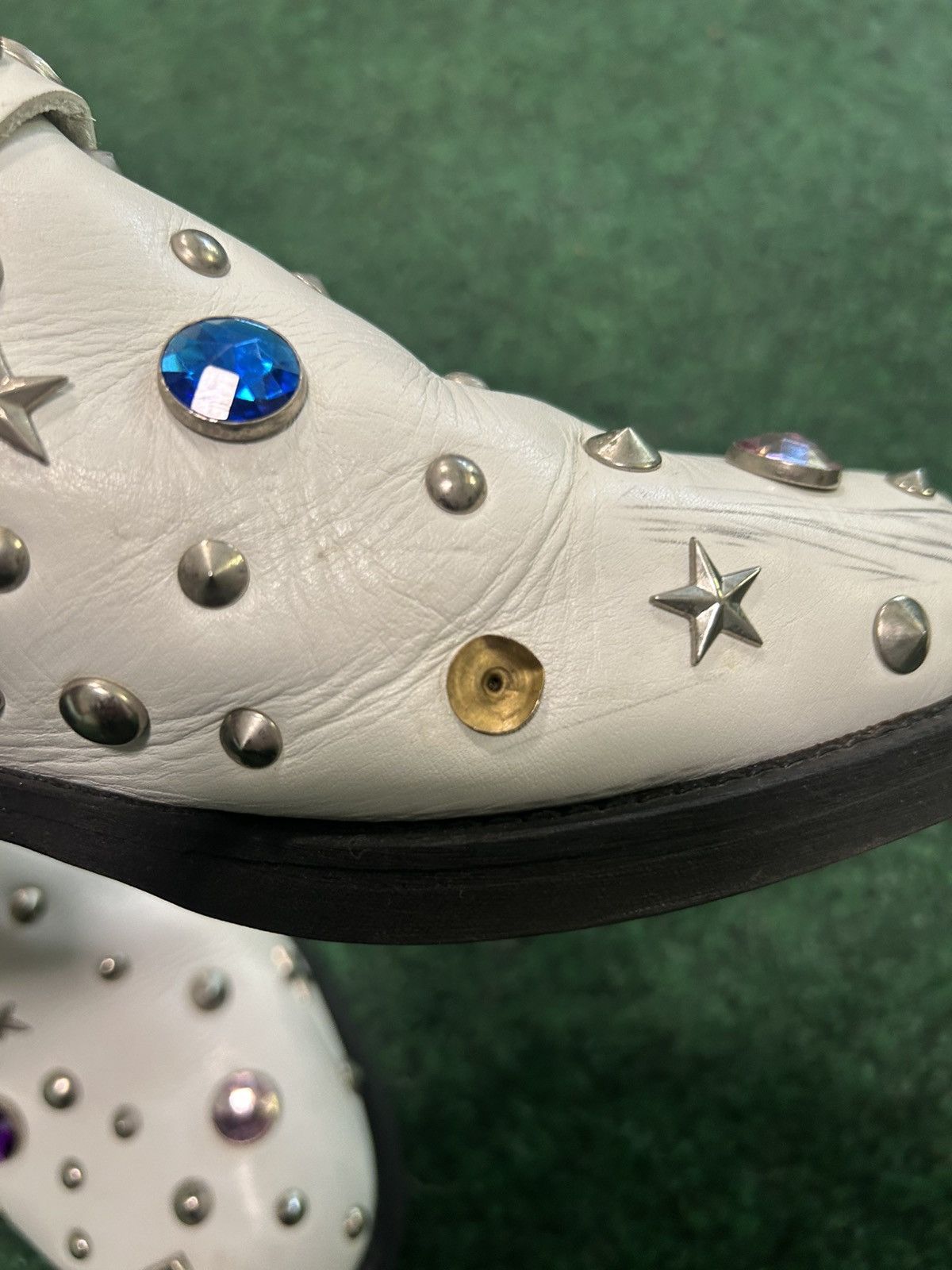 Comme des Garcons AW02 Junya Watanabe Jeweled Mules Size US 7 / EU 40 - 4 Thumbnail