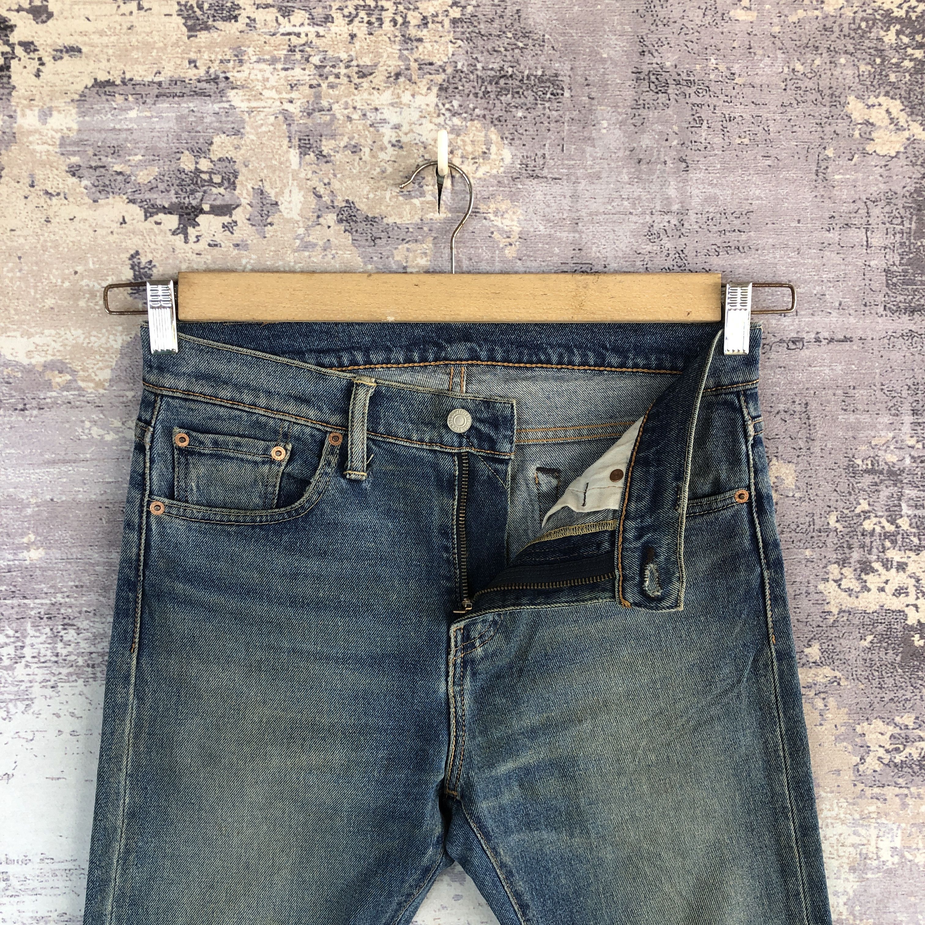 Levi's Vintage Levis 510 Jeans Slim Tapered Leg Levi's Faded Denim Size US 30 / EU 46 - 6 Thumbnail