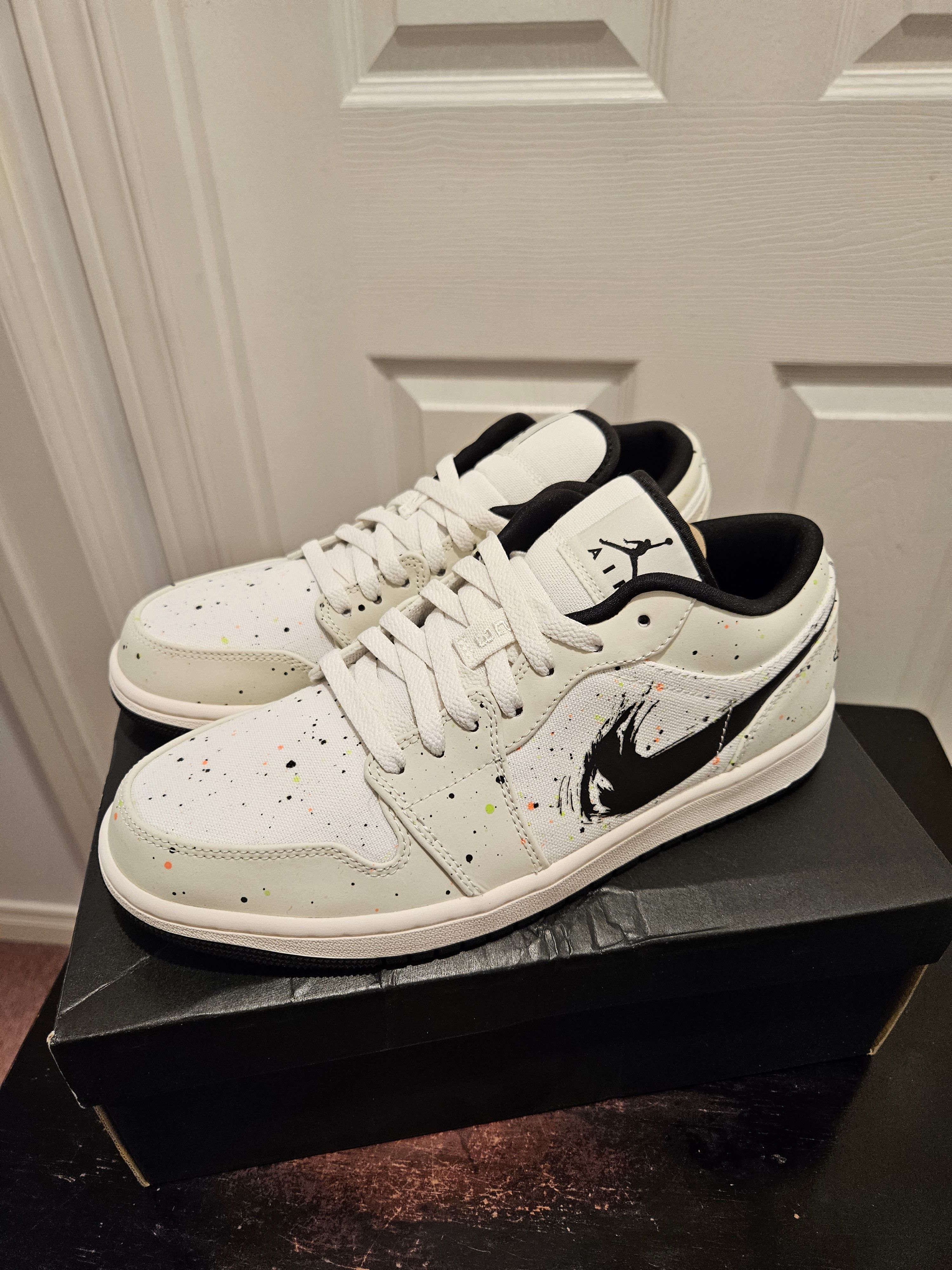 jordan 1 low brushstroke review