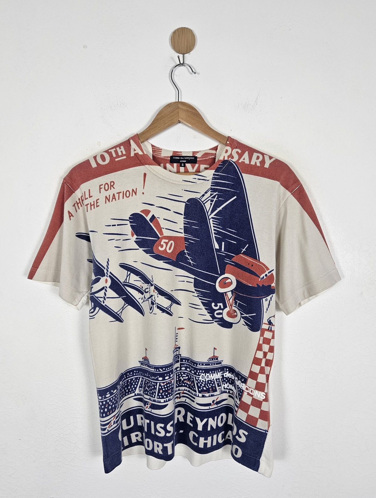Comme des Garcons Comme des Garcons CDG 10th Anniversary Curtiss Reynolds tee Size US S / EU 44-46 / 1 - 1 Thumbnail