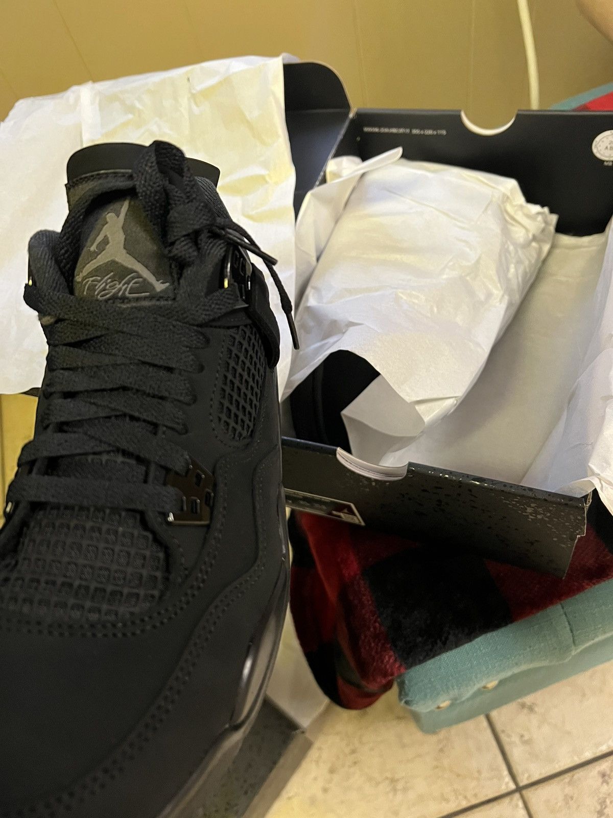 Jordan Brand Jordan 4 Black Cat Size US 7 / EU 40 - 8 Thumbnail