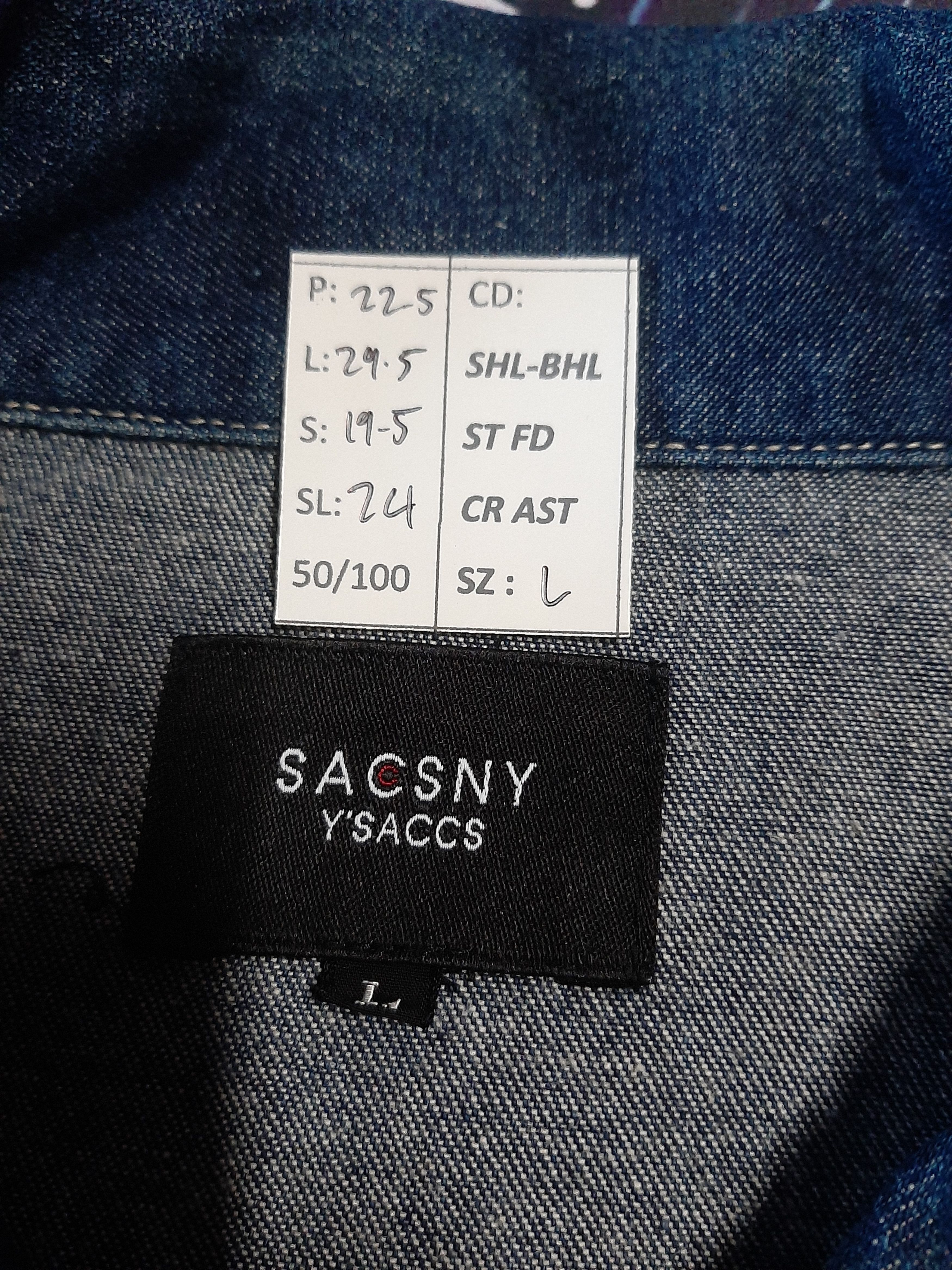Vintage VINTAGE SACSNY Y'SACCS BY YOHJI YAMAMOTO WORK CHORE JACKET Size US L / EU 52-54 / 3 - 17 Thumbnail