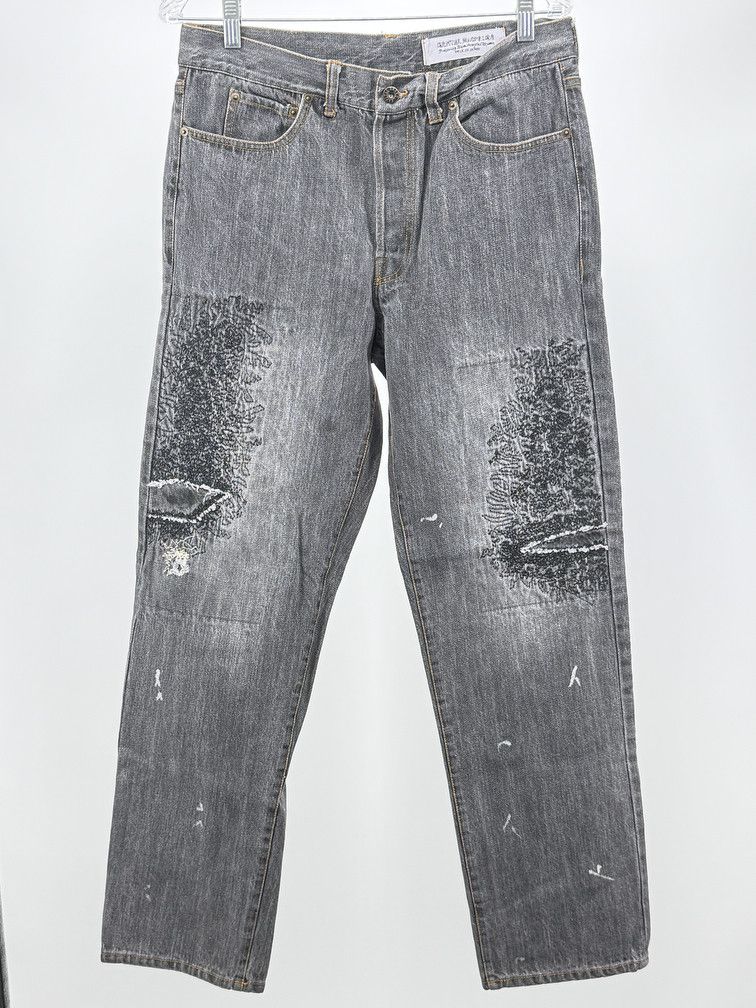 Kapital 14oz 5P Monkey Cisco Black Wash Size US 30 / EU 46 - 1 Thumbnail