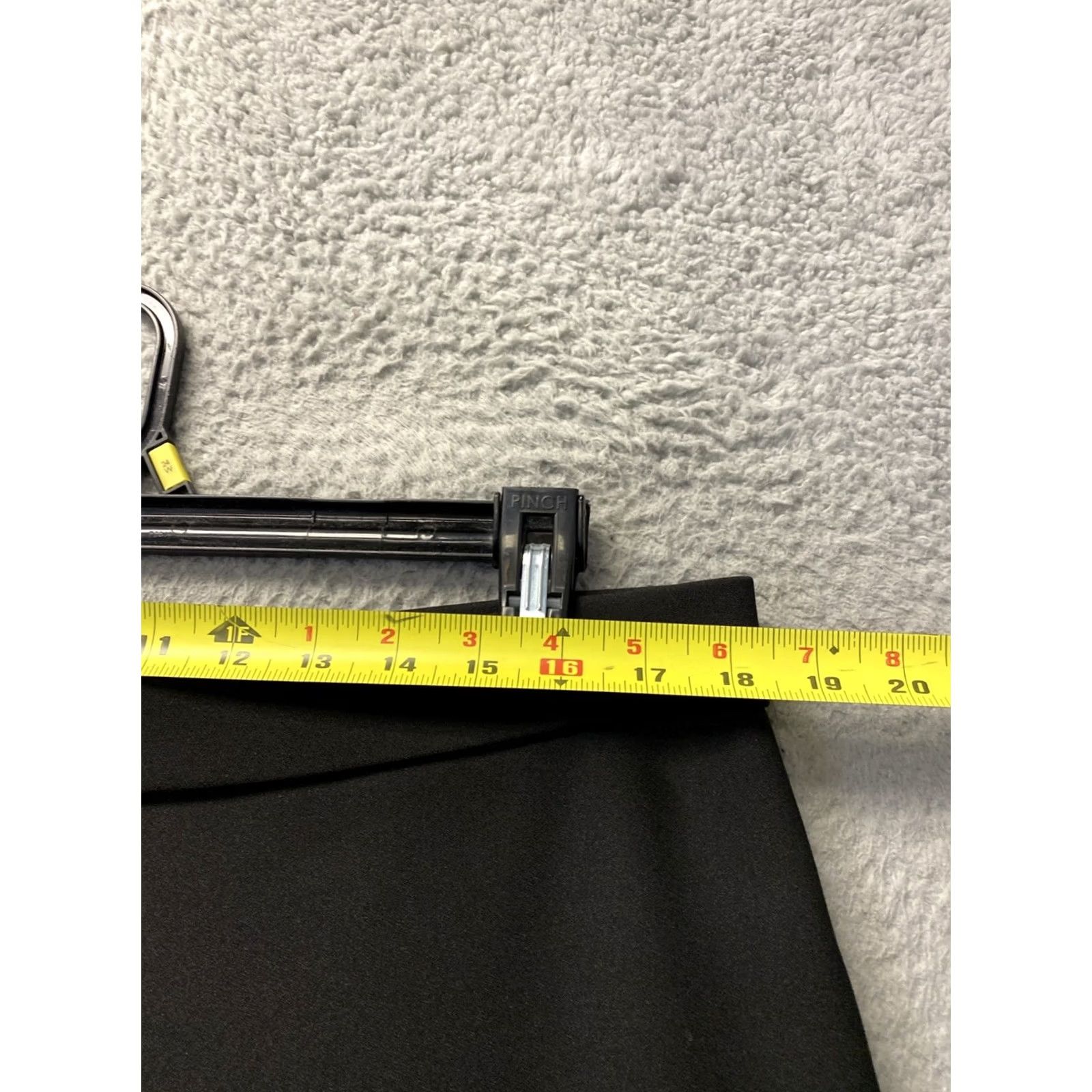 Nordstrom Nordstrom Rack Black Dress Pants Women XL Bootcut Pockets Flat Front Mid Rise Polyester Viscose Stretch Zip Dress Pants Size 40" / US 18 - 3 Thumbnail