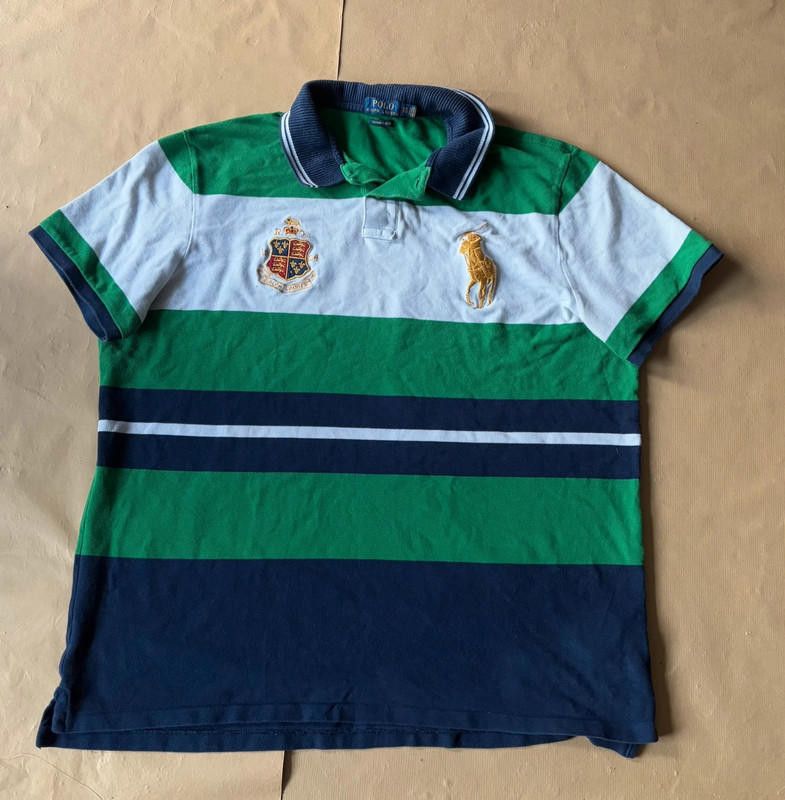 Polo Ralph Lauren Polo Ralph Lauren Mens Blue 1924 Crest Big Pony Slim Fit Xxl Size US XXL / EU 58 / 5 - 1 Thumbnail