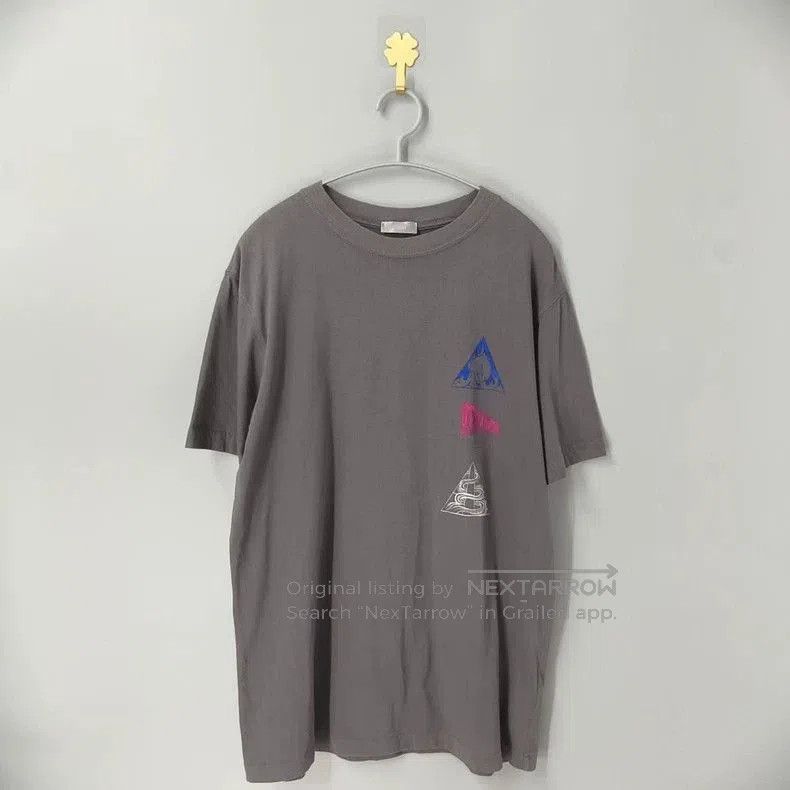 Dior Dior Men's Gray Back Logo Short Sleeve T. Size US XS / EU 42 / 0 - 1 Thumbnail