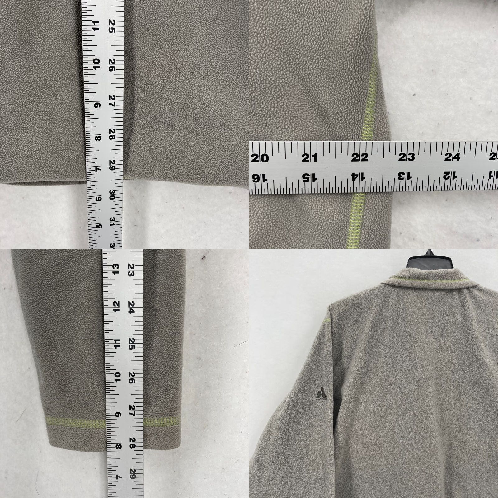 Eddie Bauer Eddie Bauer First Ascent Fleece Sweatshirt Mens XL Tall Gray Quarter Zip Camp Size US XL / EU 56 / 4 - 8 Thumbnail