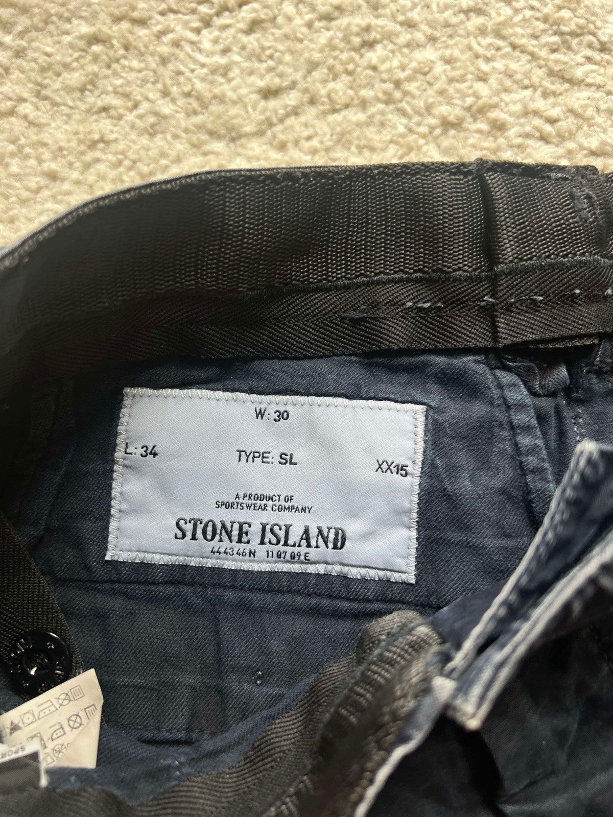 Stone Island Stone Island Blue Pants Size US 30 / EU 46 - 3 Thumbnail