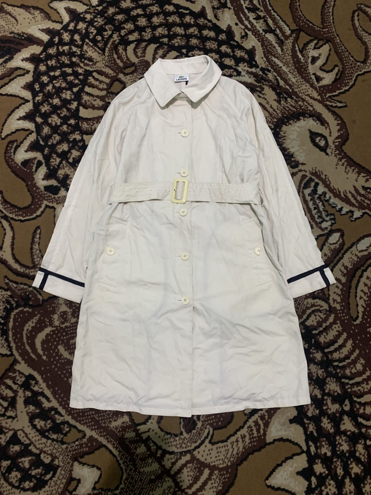 Lacoste Vintage Trench Coat Lacoste Size M / US 6-8 / IT 42-44 - 1 Thumbnail