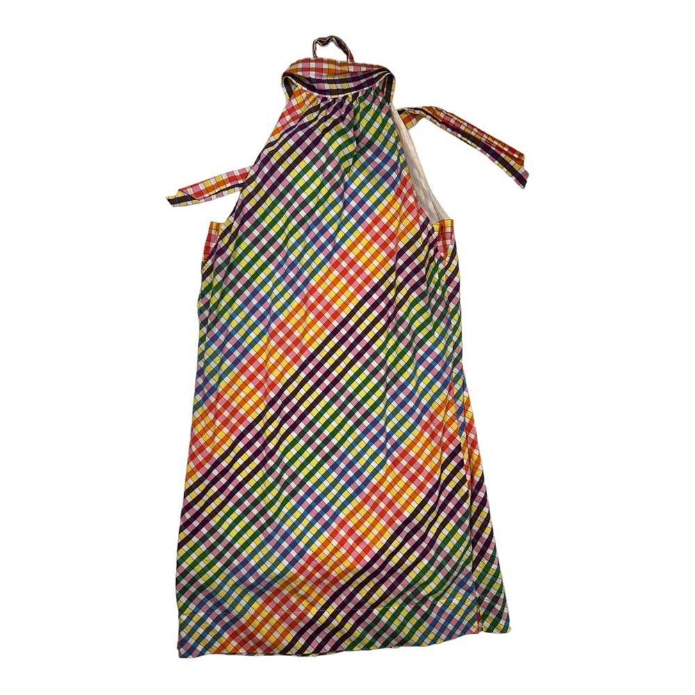 J.Crew J. Crew l Rainbow Gingham Plaid Dress Size 2 Size XS / US 0-2 / IT 36-38 - 3 Thumbnail