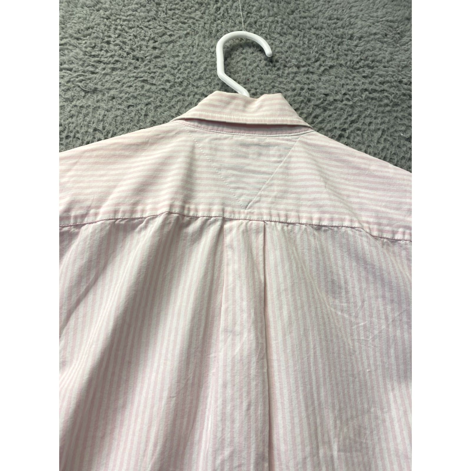 Tommy Hilfiger Tommy Hilfiger Shirt Mens Striped Pink Long Sleeve Button-Down Size M Colorful Casual 90s Event Mens Size US M / EU 48-50 / 2 - 7 Thumbnail