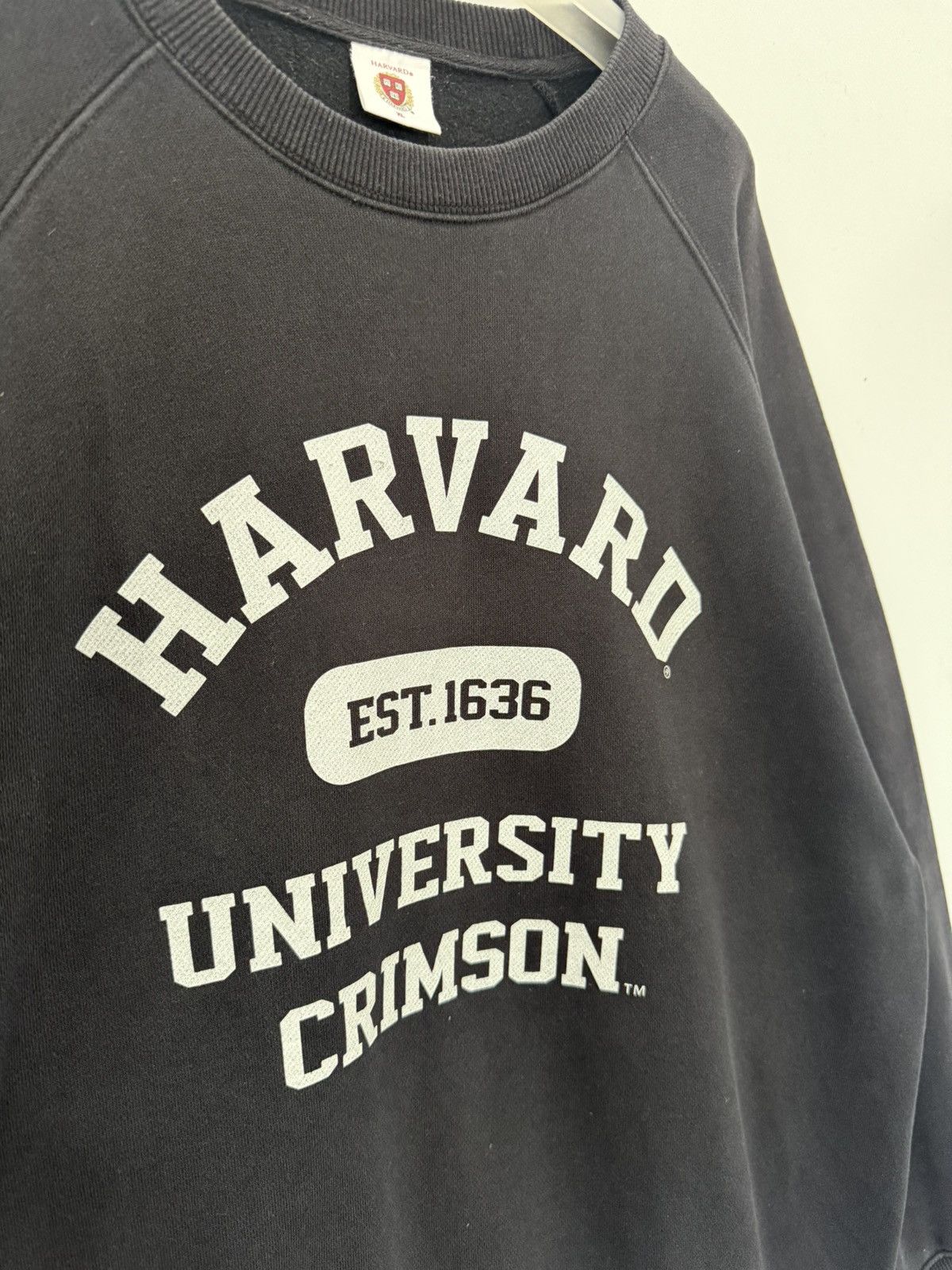 Public School 🔥 GU Y2K Harvard University Raglen Sleeves Sweatshirt - XL Size US XL / EU 56 / 4 - 4 Thumbnail