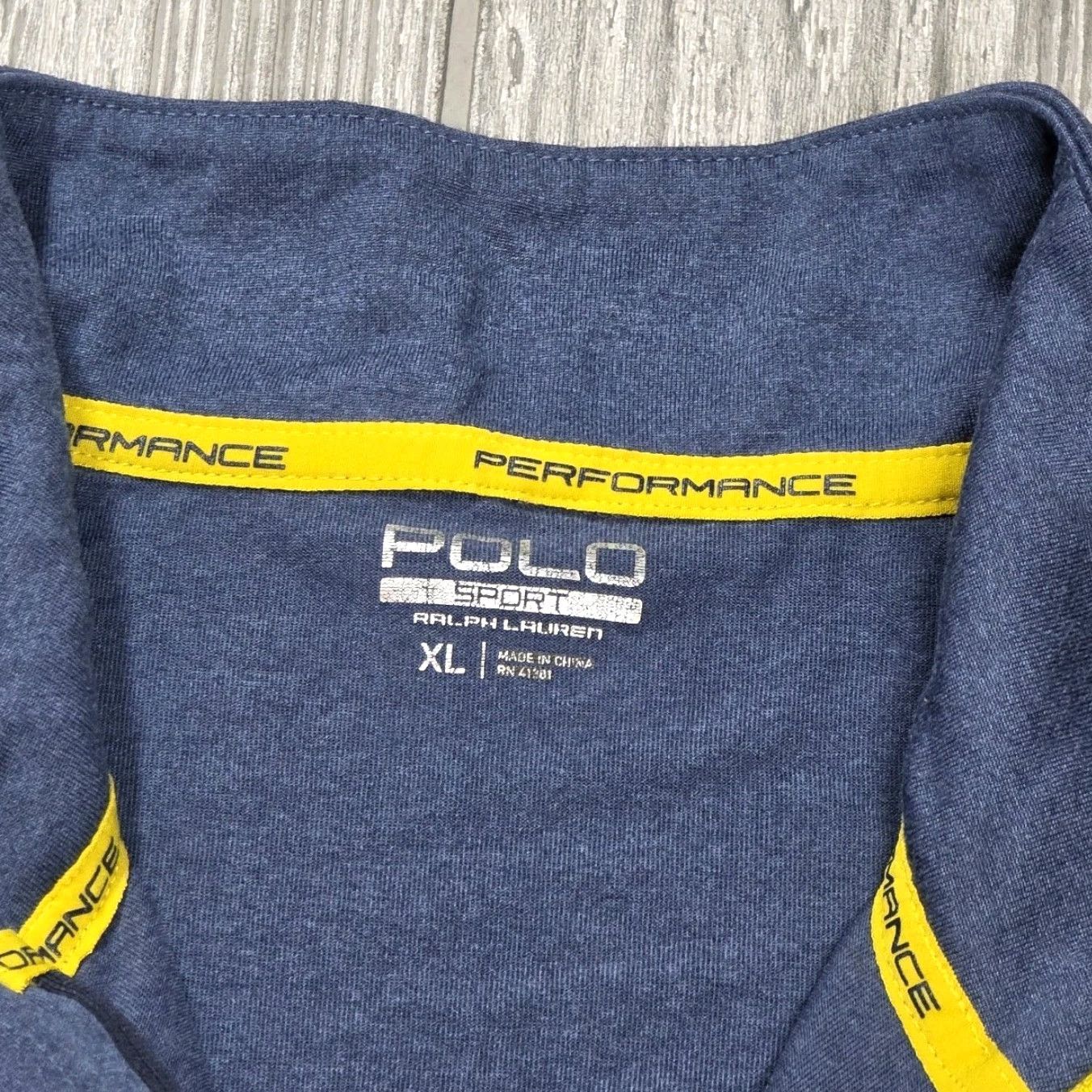 Polo Ralph Lauren Ralph Lauren Polo Sport Pullover 1/4 Zip XL Blue - Men - Mock Neck - 90s Sports Logo Embroidered Performance Activewear Shirt Size US XL / EU 56 / 4 - 7 Thumbnail