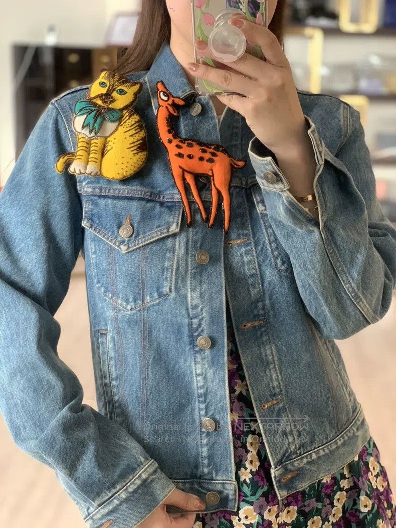 Gucci Gucci Animal denim jacket Size XS / US 0-2 / IT 36-38 - 6 Thumbnail