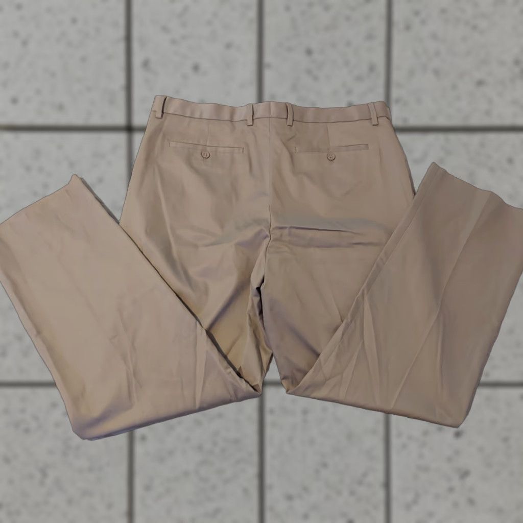 Banana Republic Banana Republic Pants Chino Flat Front 38x32 Beige Wool Cotton Slant Pockets Mens Regular Mid Rise Casual Clothing Size US 38 / EU 54 - 1 Thumbnail