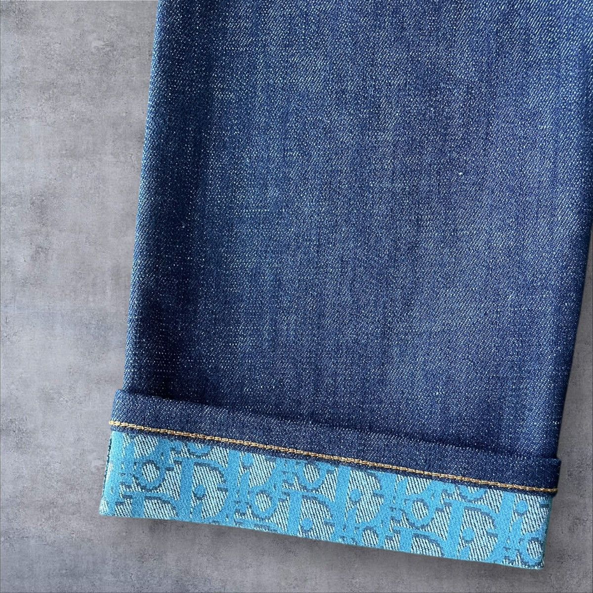 Dior USED CHRISTIAN DIOR CUFF DENIM JEANS SLIM 17.5 SIZE 34 Size US 34 / EU 50 - 14 Thumbnail