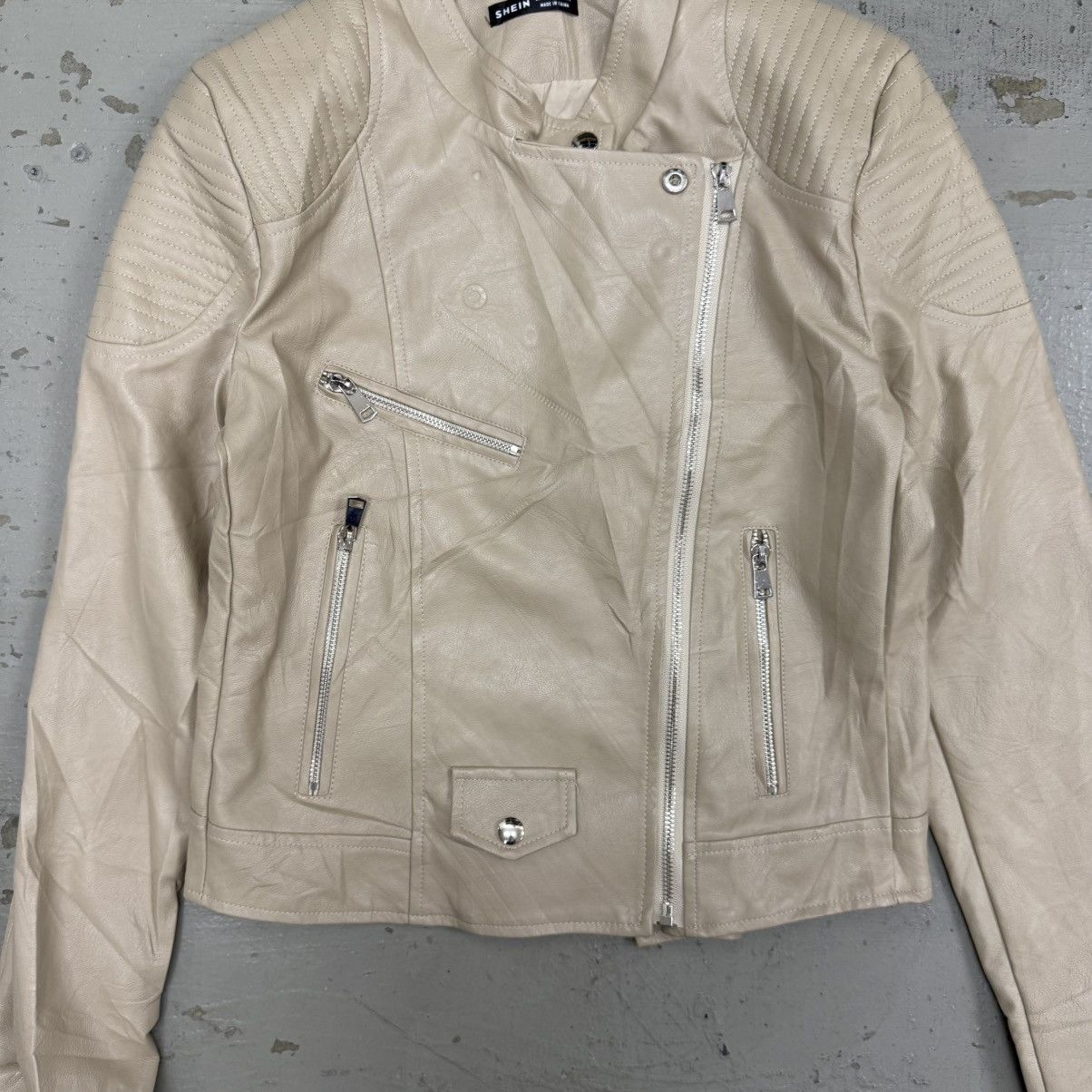 Shein Shein Biker Leather Jacket Size US M / EU 48-50 / 2 - 2 Thumbnail