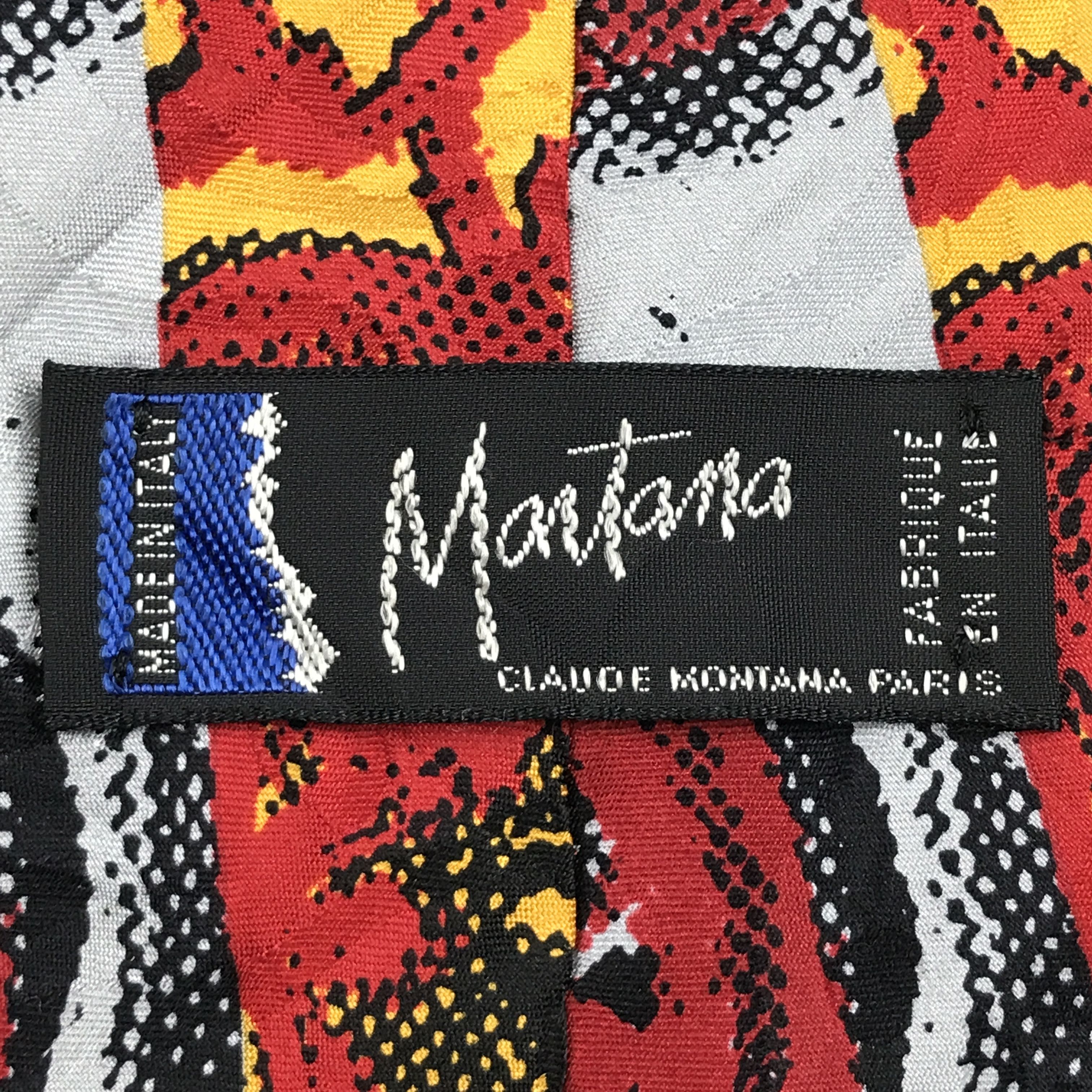 Vintage Vintage Montana Silk Necktie Size ONE SIZE - 6 Thumbnail
