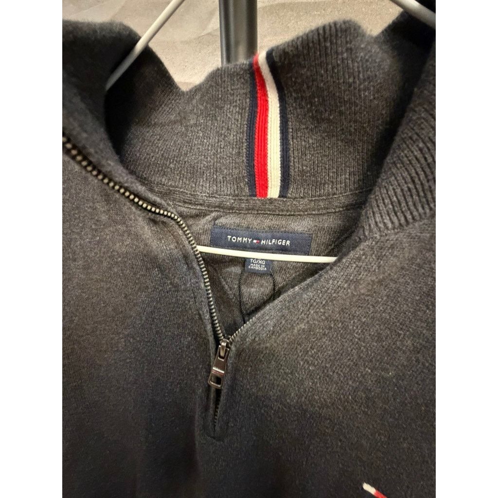 Tommy Hilfiger Tommy Hilfiger Men's Grey 3/4 Zip-Up Jacket Size US XL / EU 56 / 4 - 4 Thumbnail