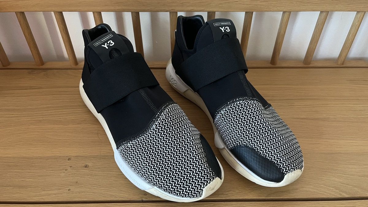 Adidas Y-3 Qasa Low 2 Black Cream White 10.5US