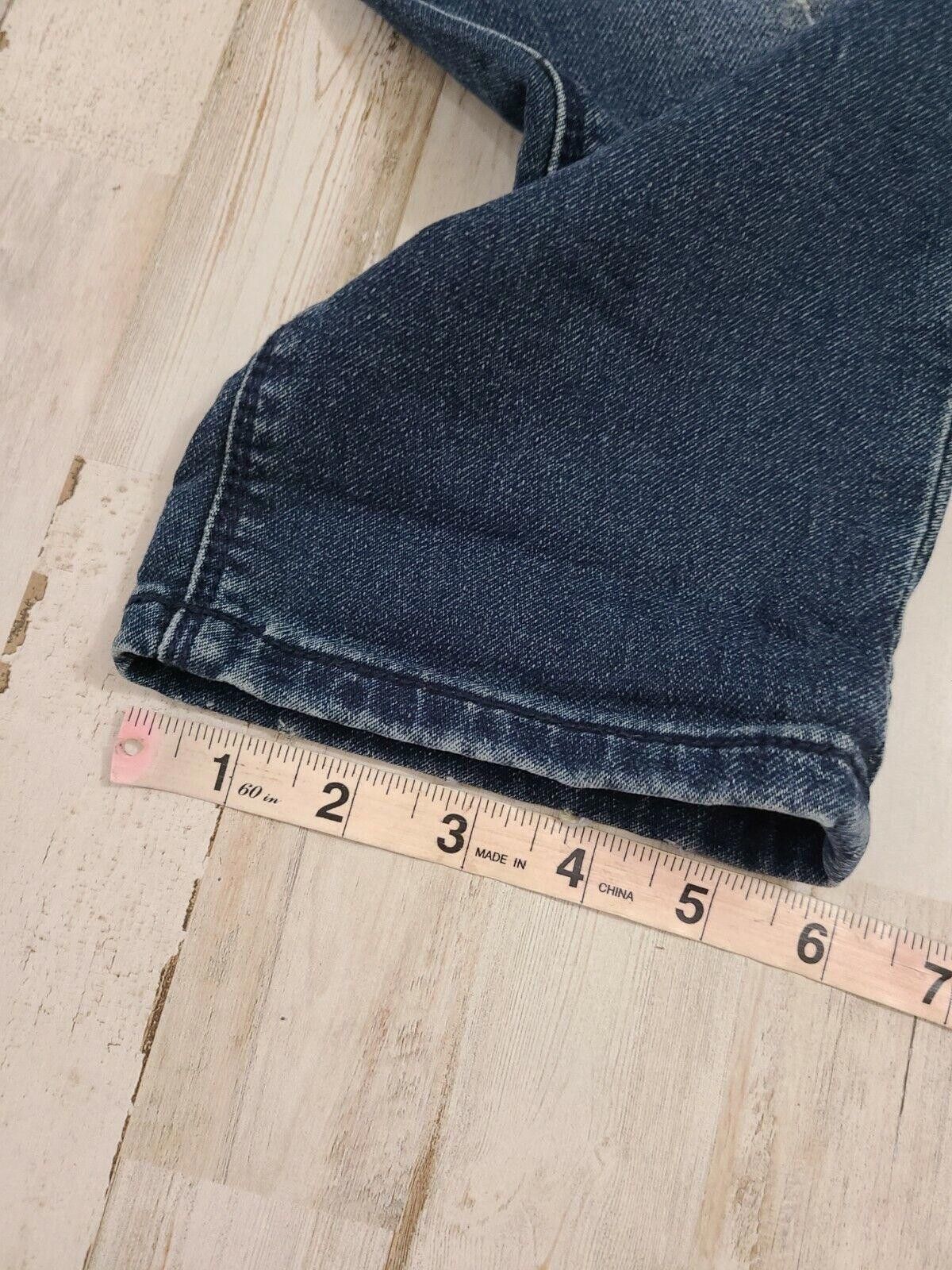 Designer Seven Jeans Size 4 Girlfriend Capris Dark Wash Distressed Size 27" / US 4 / IT 40 - 8 Thumbnail