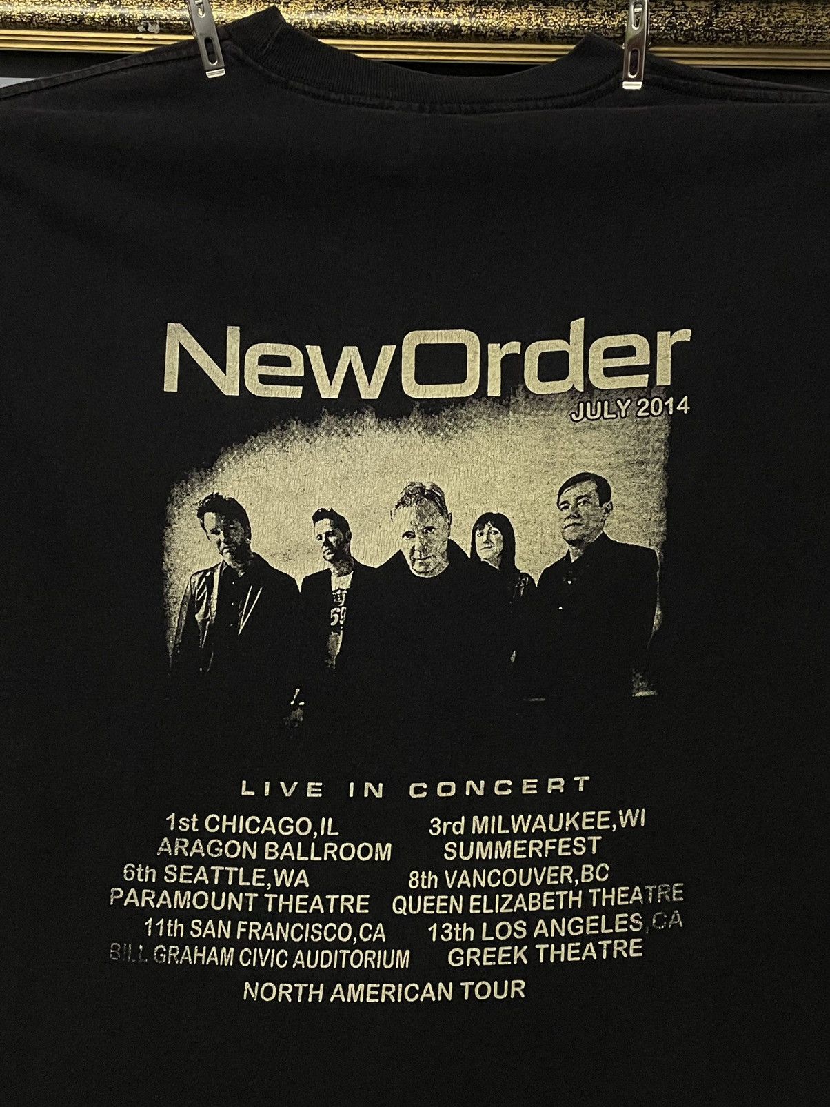 Band Tees Vintage Original Neworder Band Tee Pyramid Illustrated Tour Size US M / EU 48-50 / 2 - 10 Thumbnail