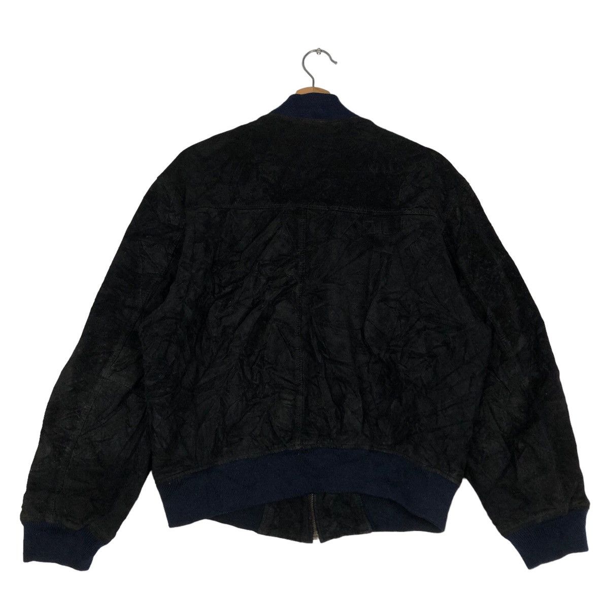 Japanese Brand 🔥90’s Vintage Biker Bomber Leather Jacket Suede Japan Size US L / EU 52-54 / 3 - 8 Thumbnail