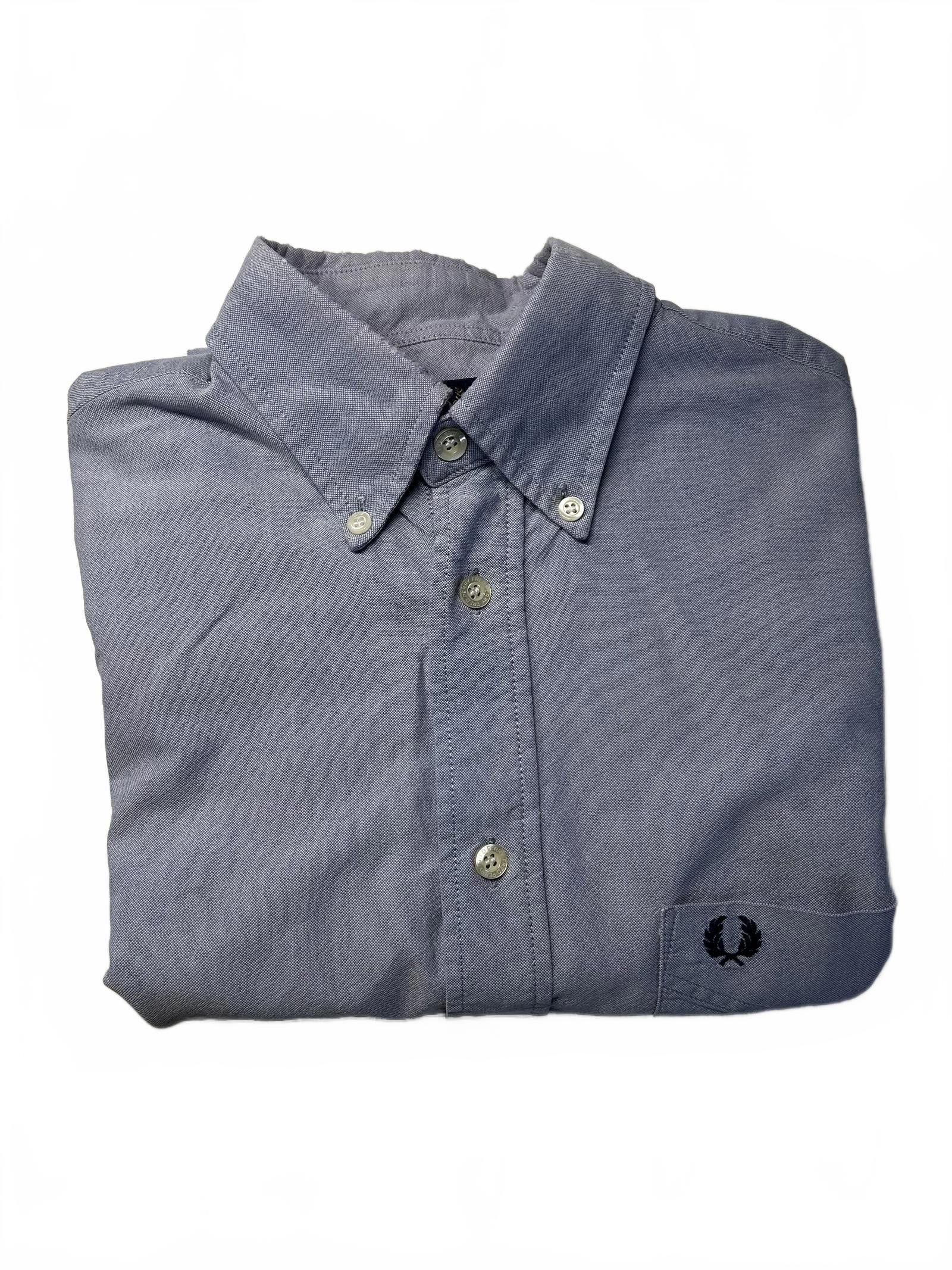 Fred Perry Fred Perry Classic Button-Up Shirt - Size S in Light Blue Size US S / EU 44-46 / 1 - 5 Thumbnail