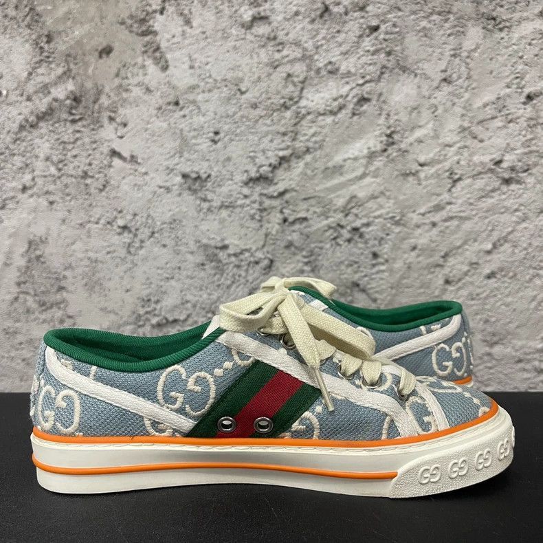 Gucci Gucci Casual Sneakers with Green and Red Detail-2505 Size US 4.5 / IT 34.5 - 4 Thumbnail
