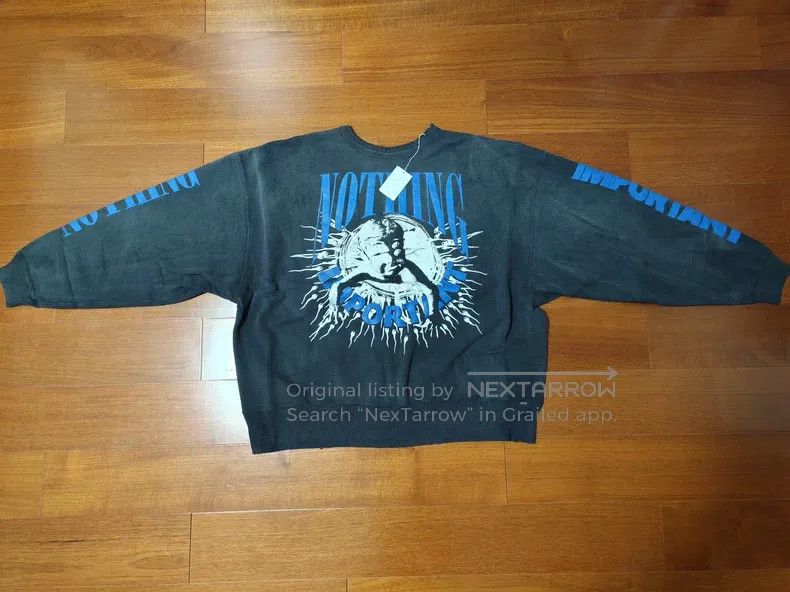 Saint Michael Saint Michael Collaboration Washed Destroyed Distressed Sw Size US XL / EU 56 / 4 - 1 Thumbnail