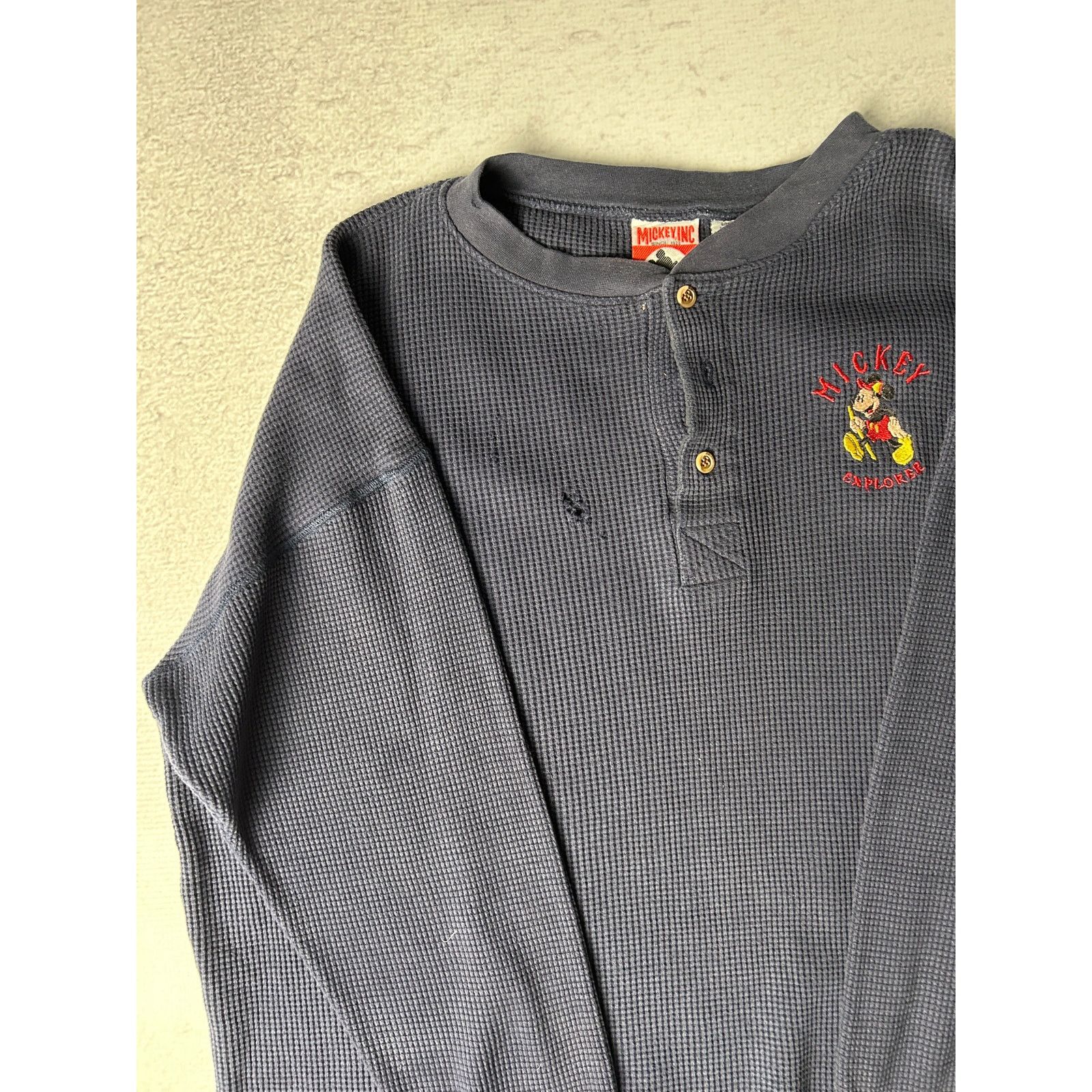 Disney Vintage Disney Mickey Mouse Long-Sleeve T-Shirt - Men's 2XL Size US XXL / EU 58 / 5 - 3 Thumbnail