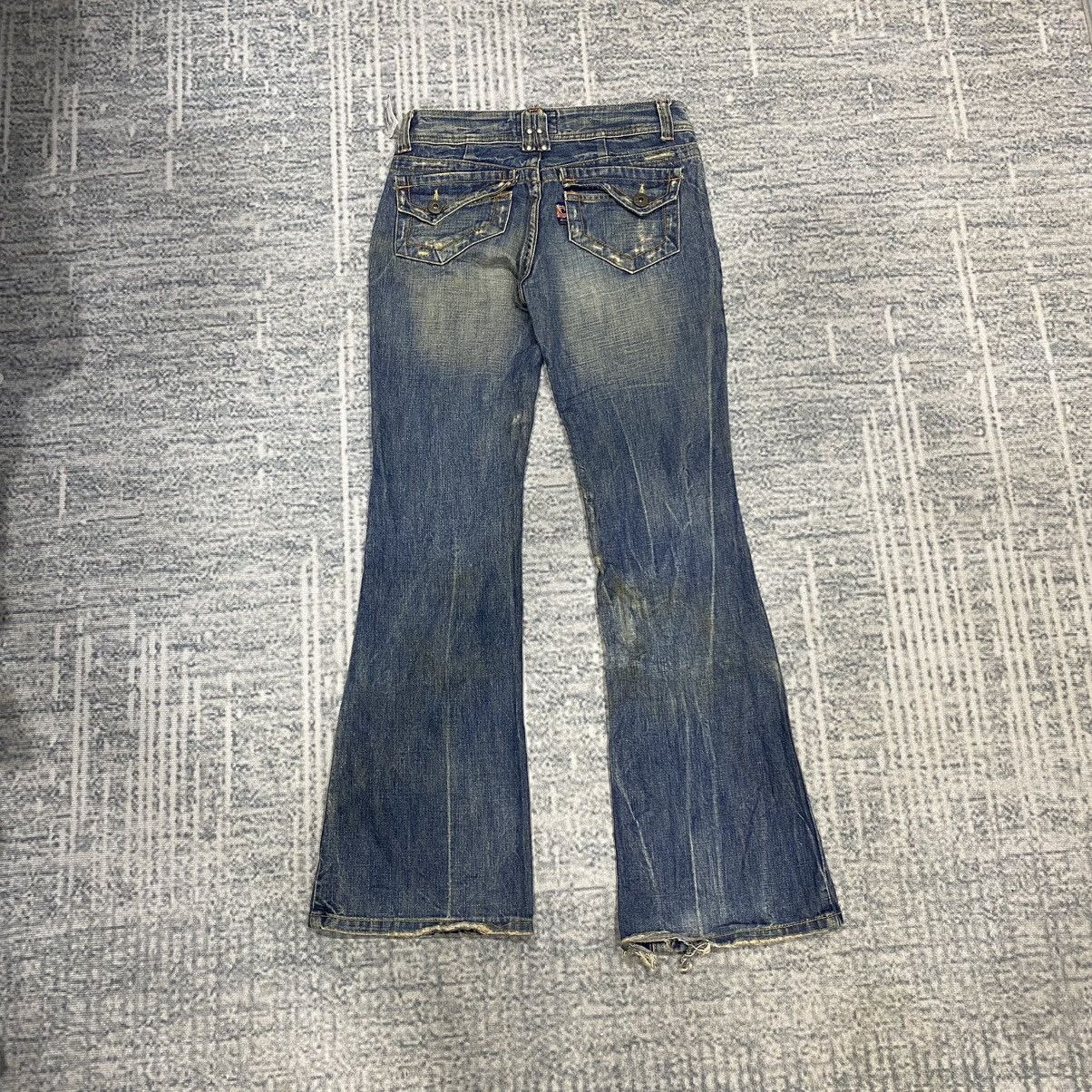 Hysteric Glamour × Japanese Brand × Le Grande Bleu (L.G.B.) Flare☠️ Eagle Japan Mudwash Bootcut Jeans Vintage 80s 90s Size US 28 / EU 44 - 12 Thumbnail