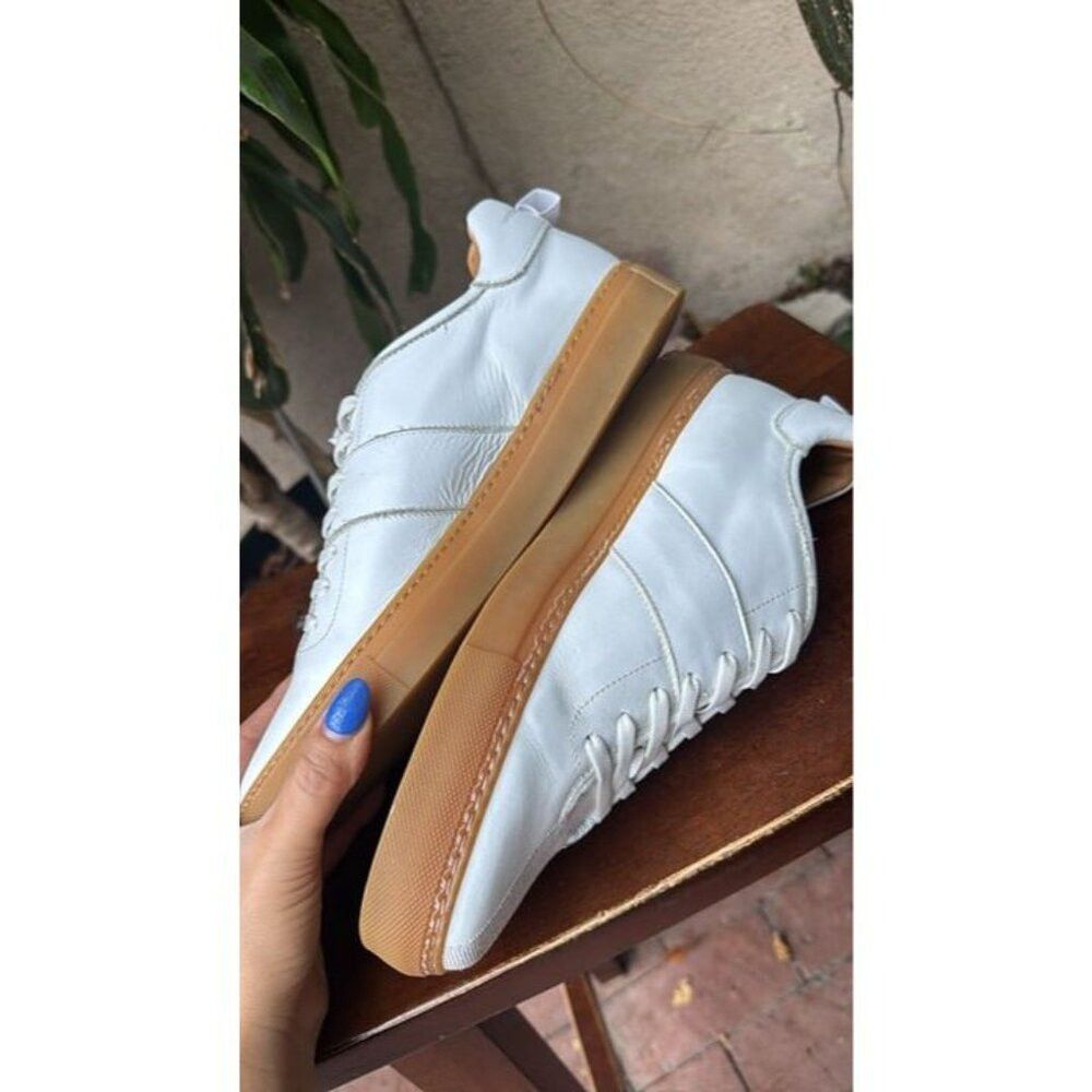 Daniel Patrick DANIEL PATRICK Size 9 (42) Men's Low Top Shoes White Design Size US 9 / EU 42 - 6 Thumbnail