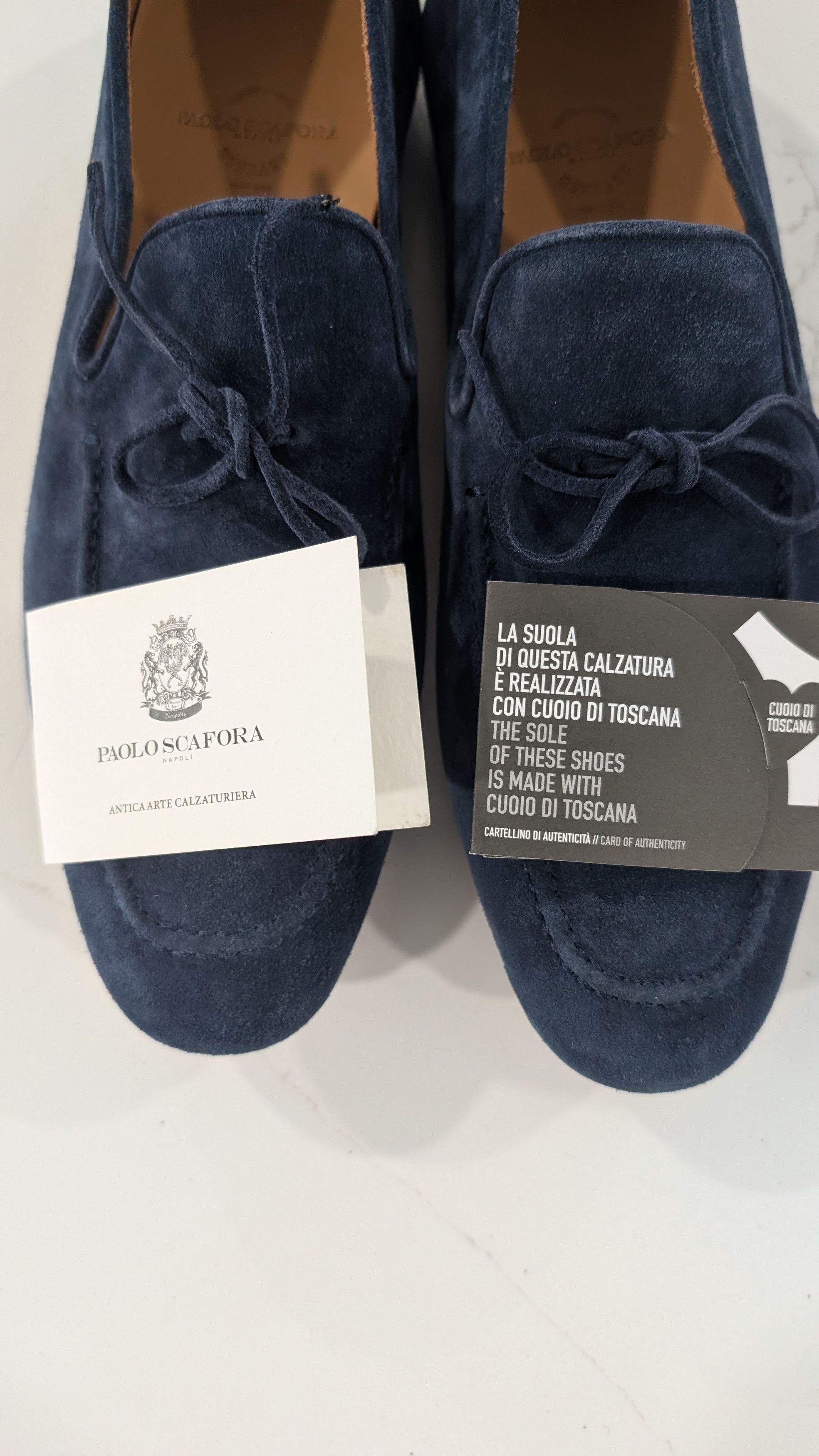Other Paolo Scafora Art 740 Blue Suede Slip On Loafer Mens Size 10 Size US 10 / EU 43 - 11 Thumbnail