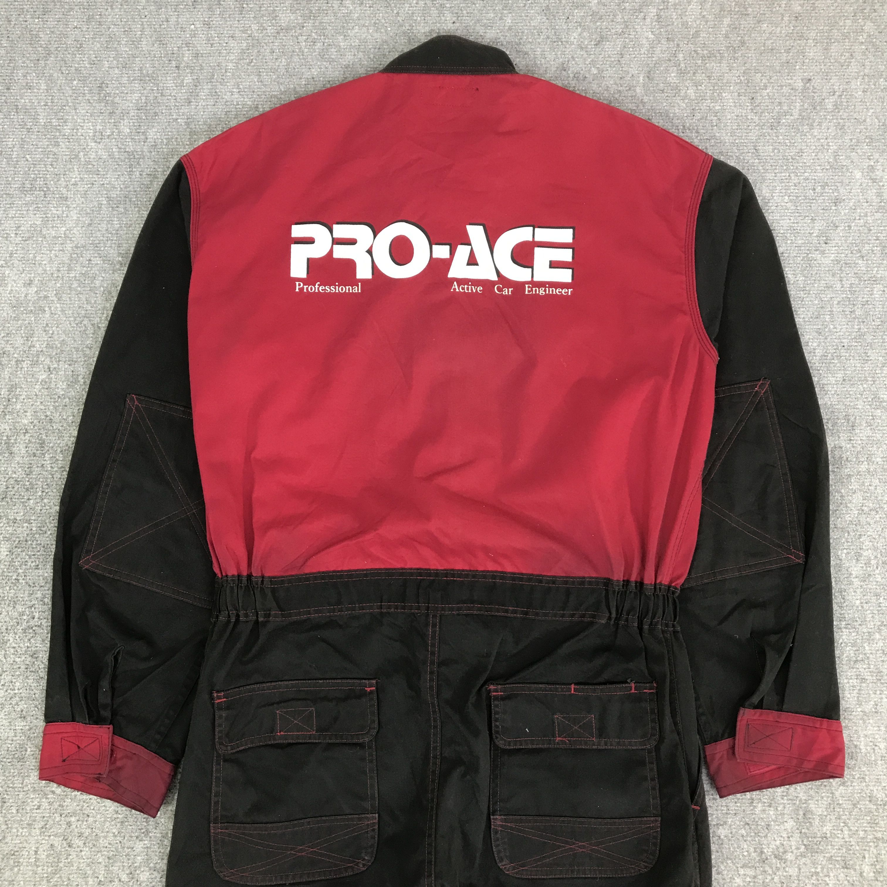 Japanese Brand JAPAN PRO-ACE RACING COVERALLS JACKET K104B1 Size US L / EU 52-54 / 3 - 7 Thumbnail