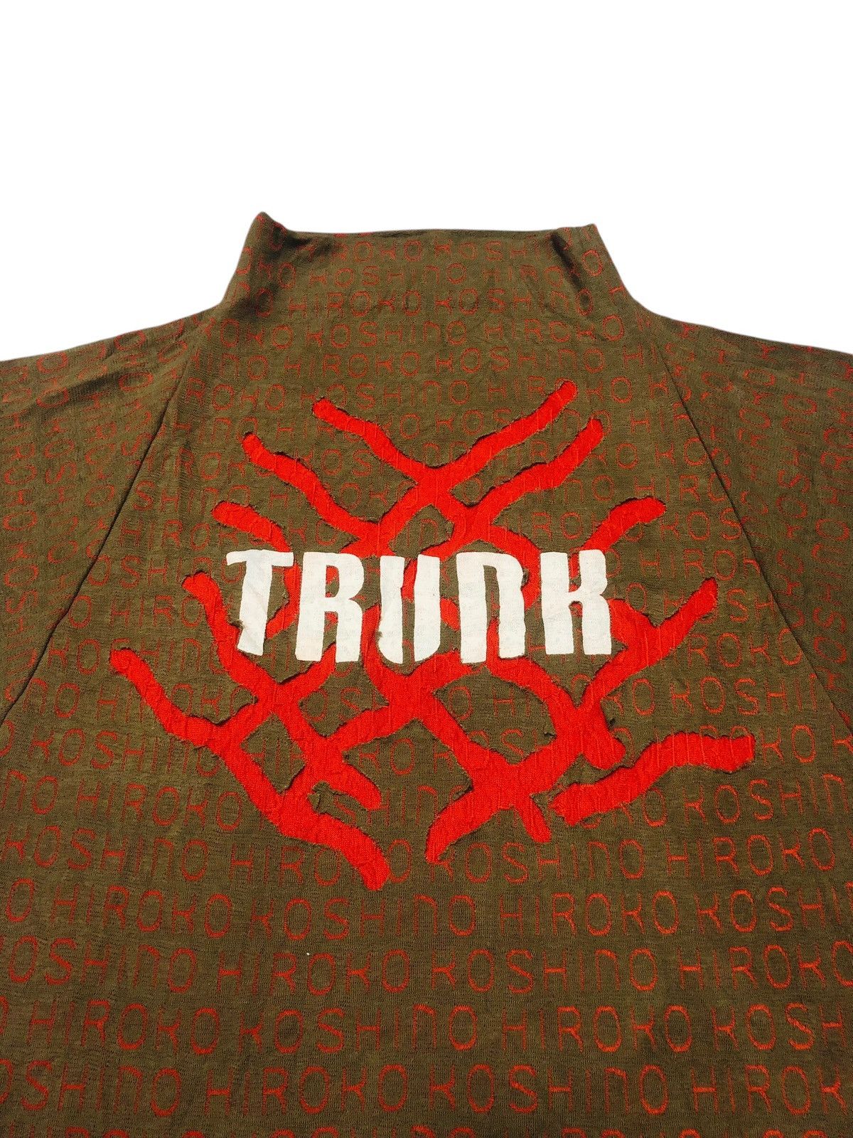 Hiroko Koshino Homme × Japanese Brand Trunk Hiroko Koshino crop top turtleneck Size S / US 4 / IT 40 - 5 Thumbnail