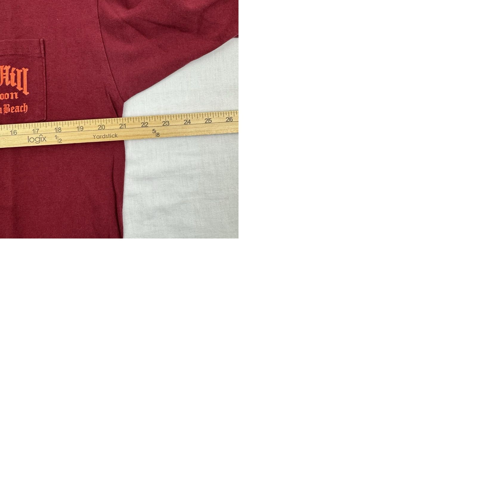 Vintage VINTAGE Murina Boothill Saloon Biker Motorcycle 90s Long Sleeve Shirt Adult Large Red Graphics Print Crew Neck 1998 2832cc Mens Size US L / EU 52-54 / 3 - 9 Thumbnail