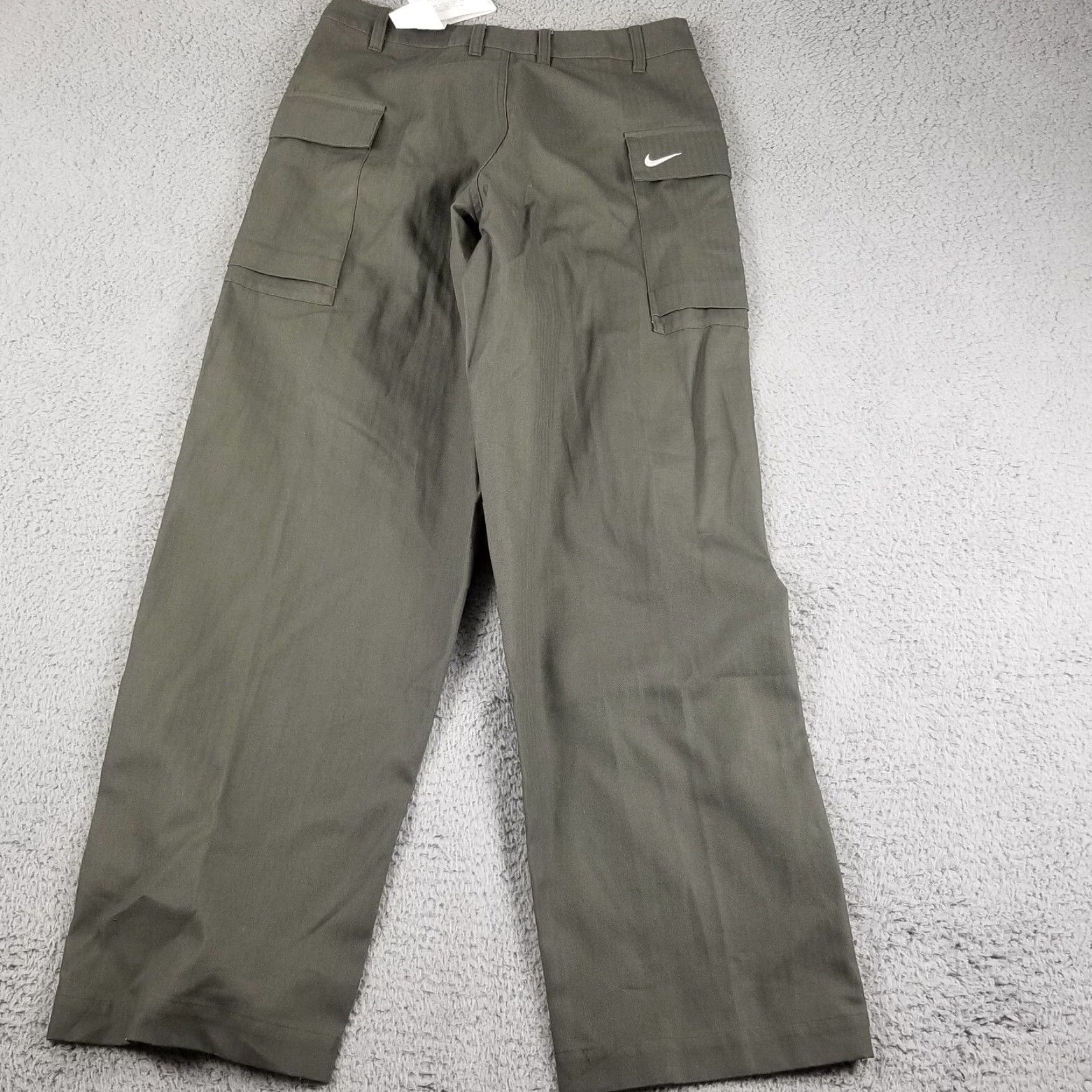Nike Nike Cargo Pants Men 30 Green Military Twill Cotton Straight Leg Cargo Pants Mens Size US 30 / EU 46 - 6 Thumbnail