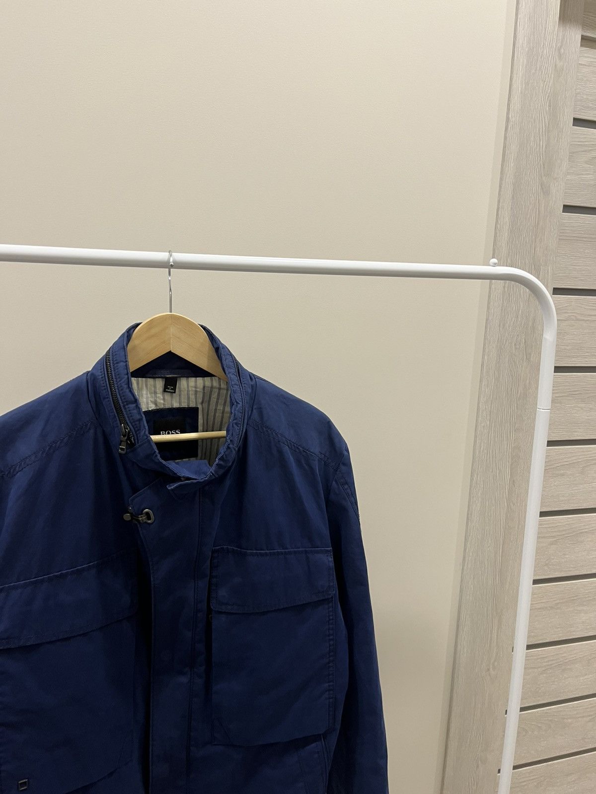 Hugo Boss Hugo Boss Jacket Coat Size L(52) Blue Old Money Size US L / EU 52-54 / 3 - 2 Thumbnail