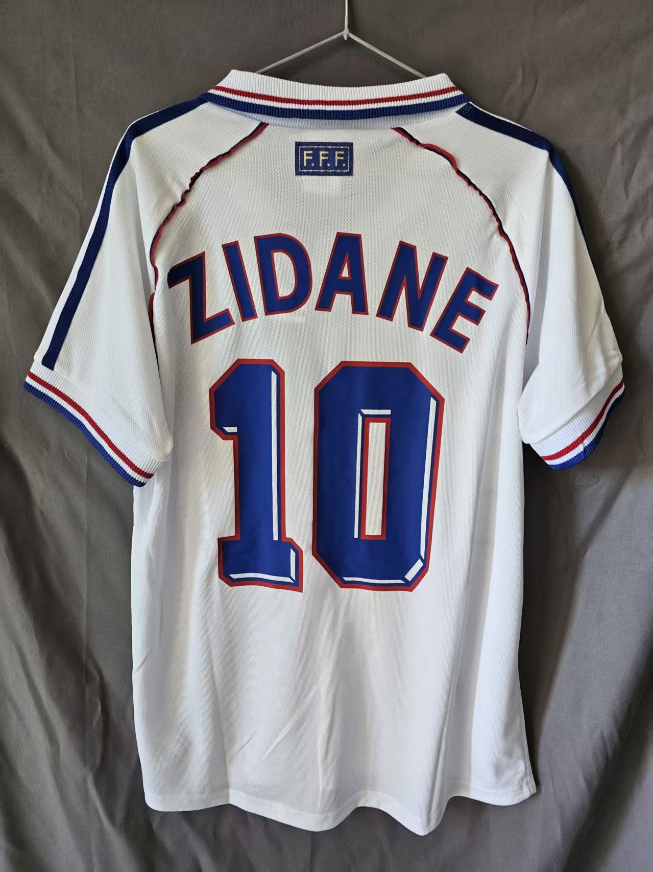 Zinedine Zidane Jersey 1998 France Away