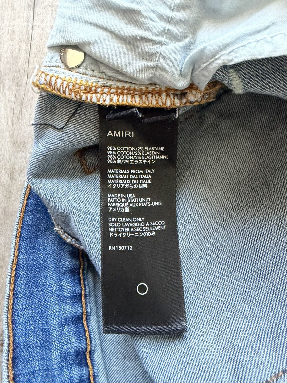 Amiri Amiri MX1 Black Patch Jeans Size US 31 - 4 Thumbnail