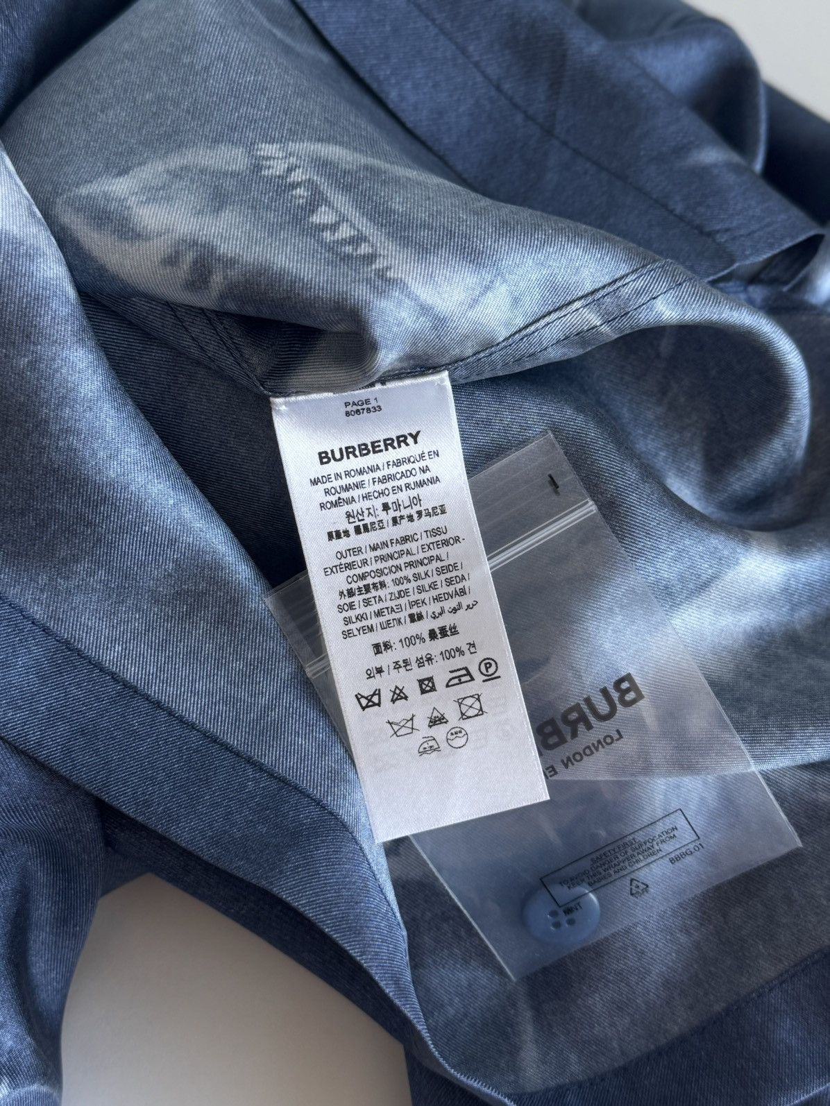 Burberry BURBERRY SILK SHIRTS | XS FIT S Size US XS / EU 42 / 0 - 8 Thumbnail