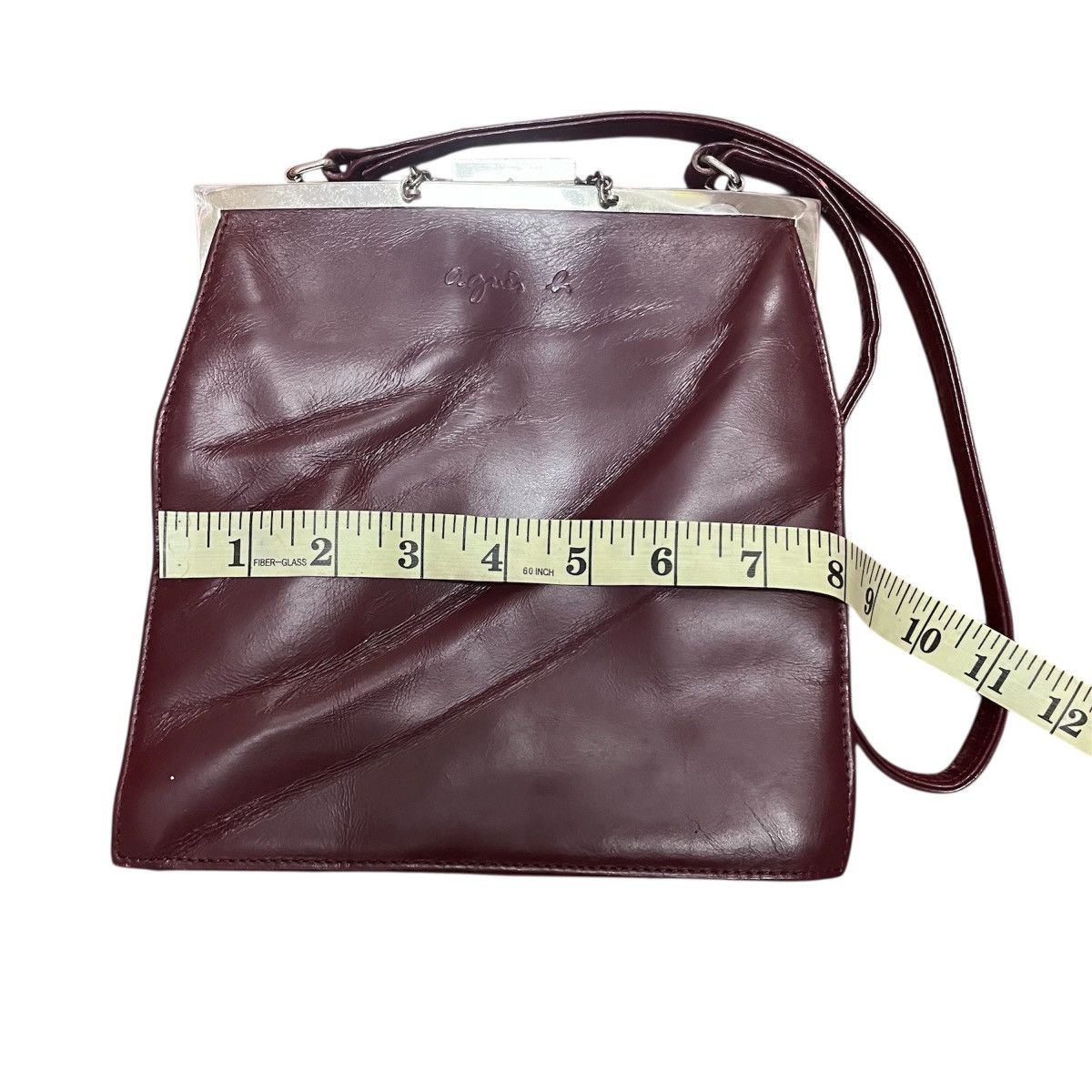 agnes b. Agnes b. Voyage Burgundy Handbag Size ONE SIZE - 6 Thumbnail