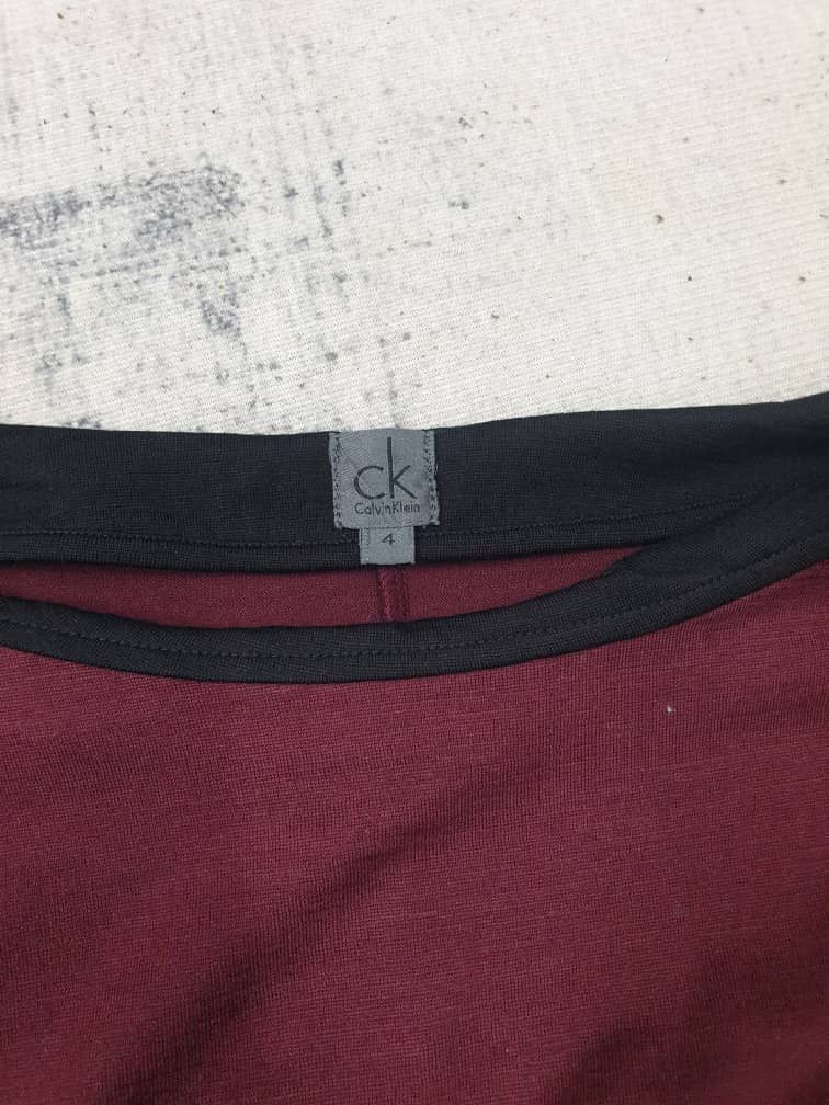 Calvin Klein CK Calvin Klein burgendy Shirt Size L / US 10 / IT 46 - 2 Thumbnail