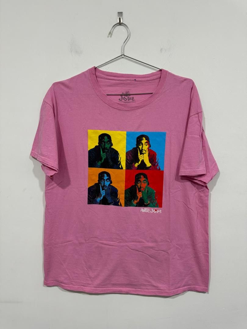 Rap Tees Poetic Justice Tupac Portrait Tee Size US L / EU 52-54 / 3 - 1 Thumbnail