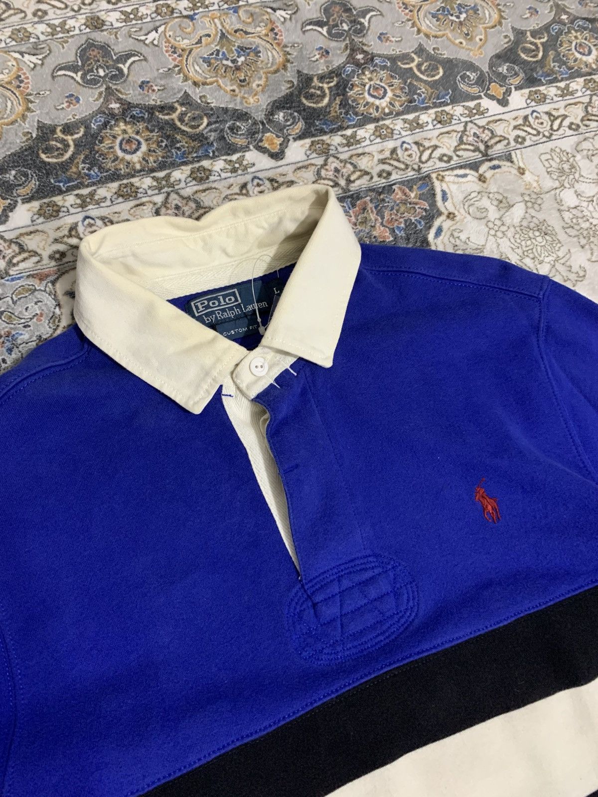 Polo Ralph Lauren vintage polo by ralph lauren rugby Size US L / EU 52-54 / 3 - 3 Thumbnail